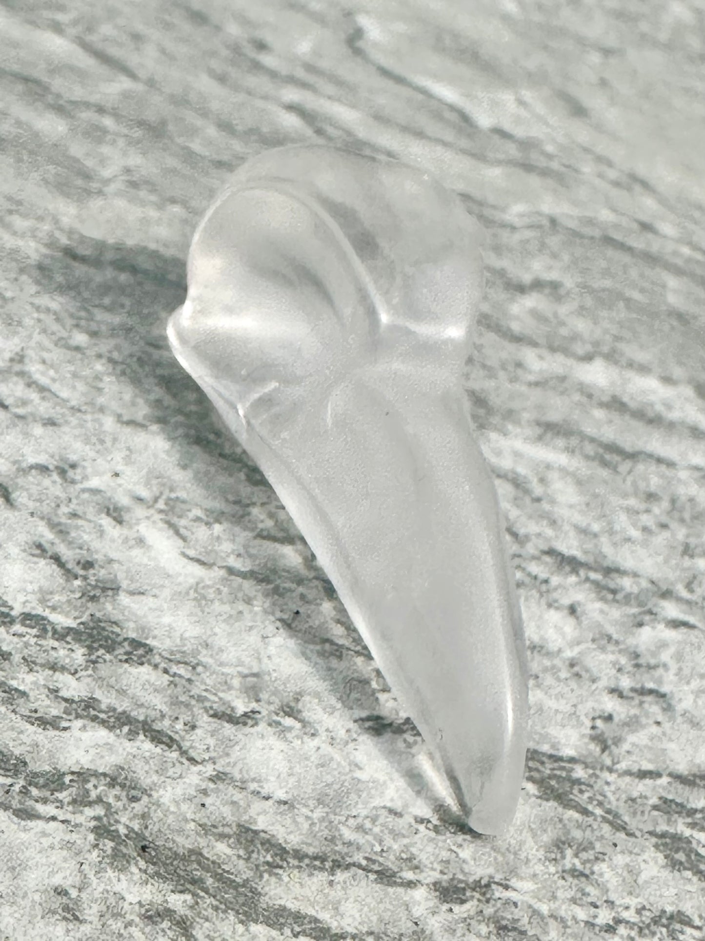 Clear Quartz raven head