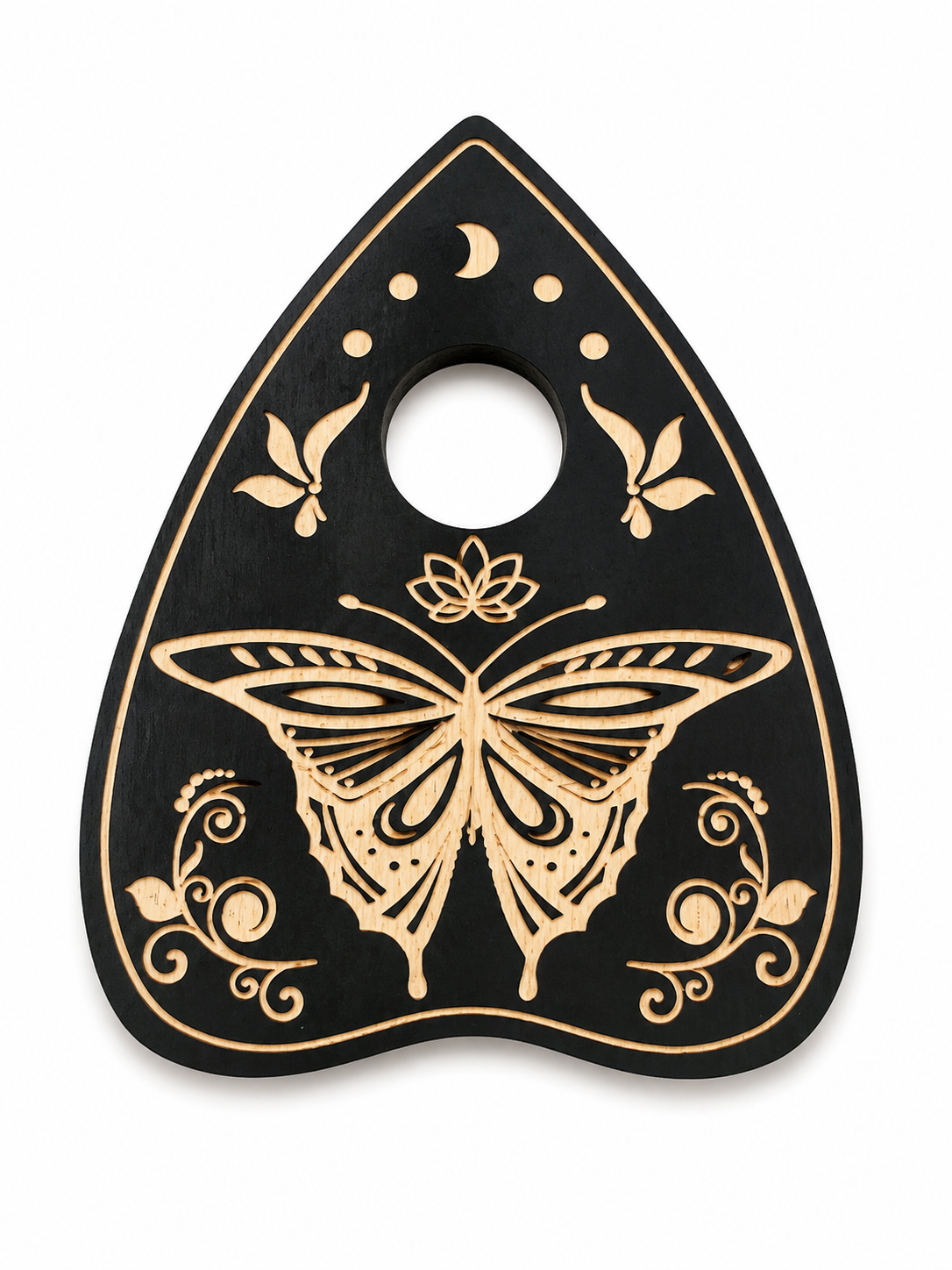 Wooden Butterfly Sphere Stand