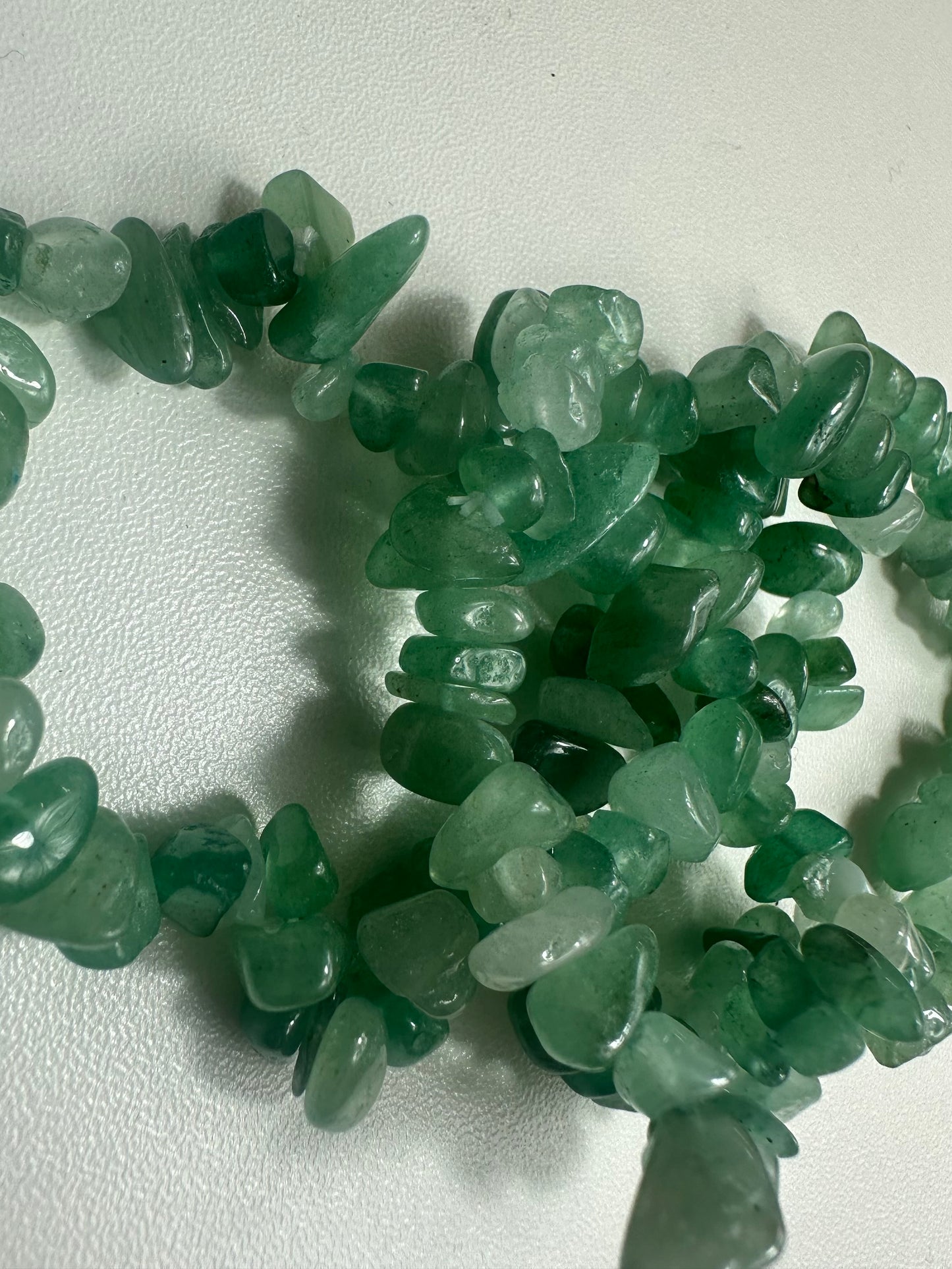 Green Adventurine Chipped Bracelets