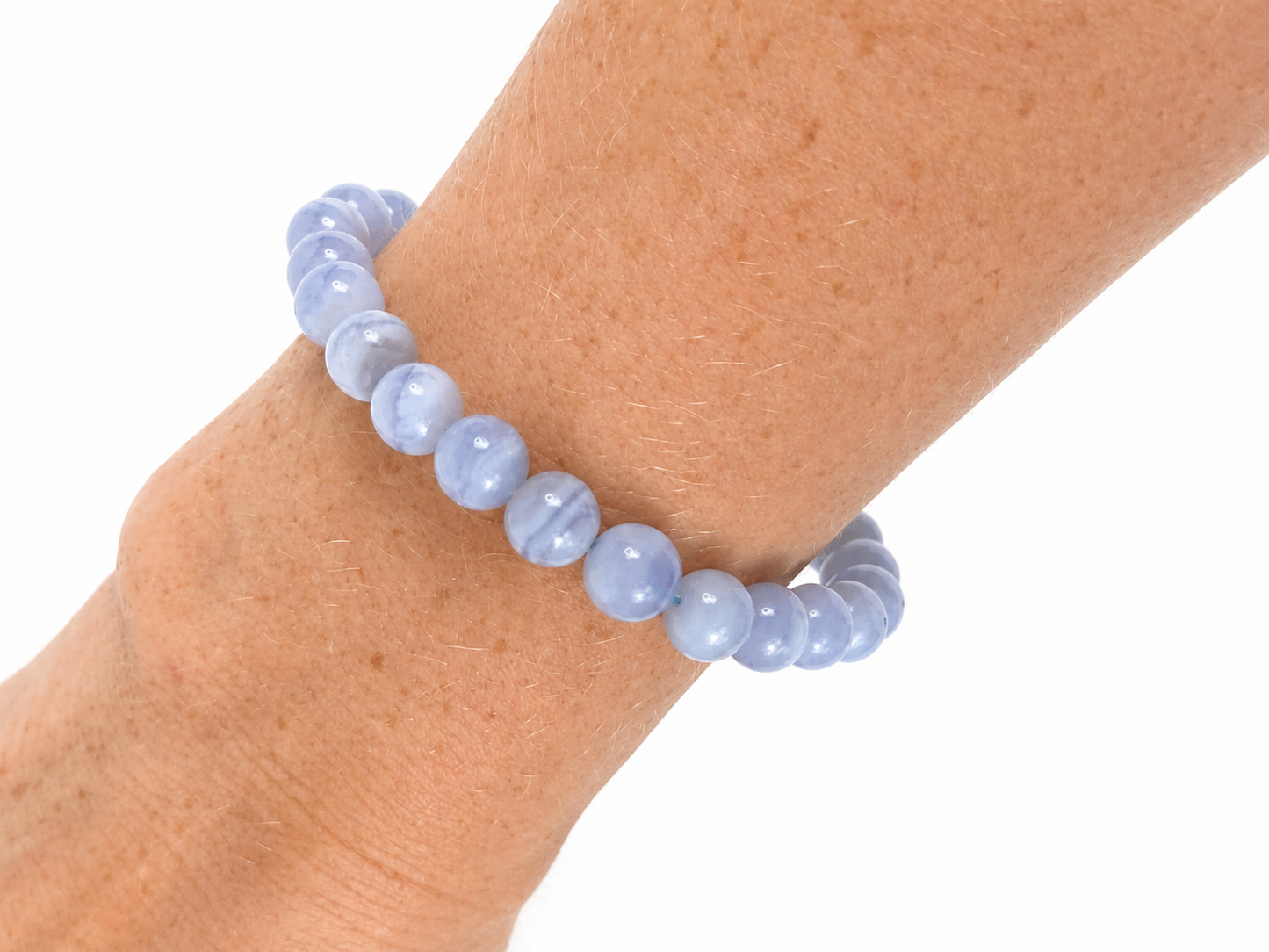 Blue Lace Agate 8 mm Bracelet