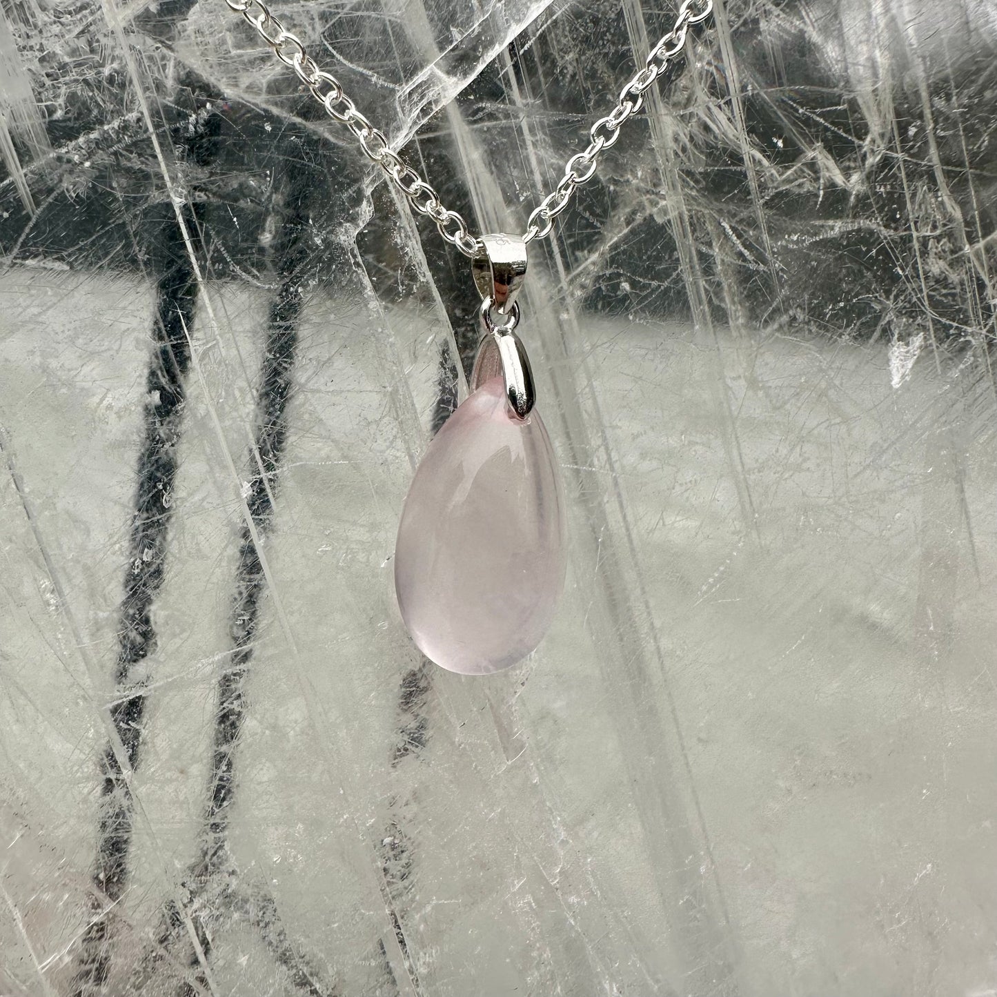 Star Rose Quartz Mini Pendants