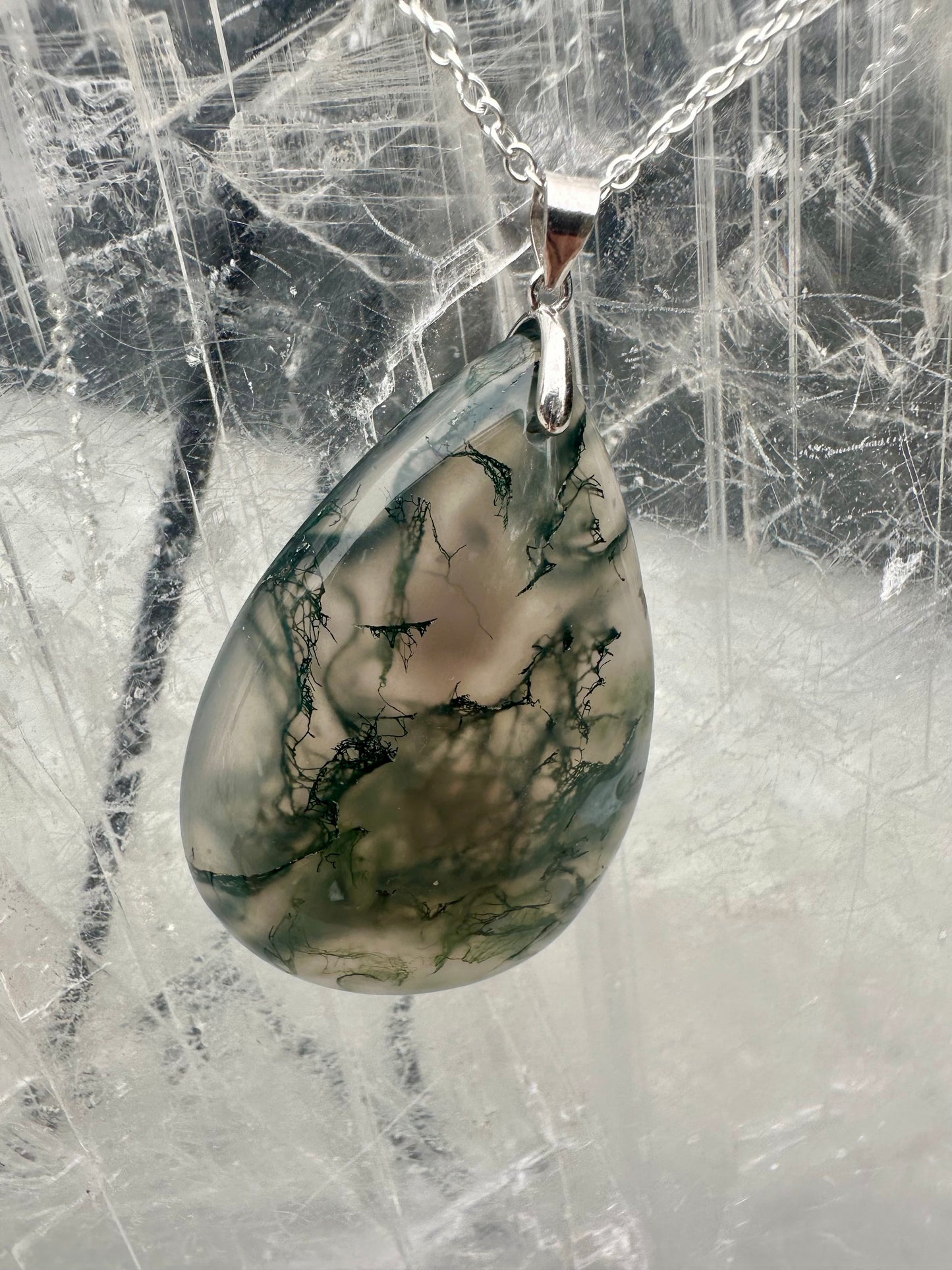 Moss Agate Pendant