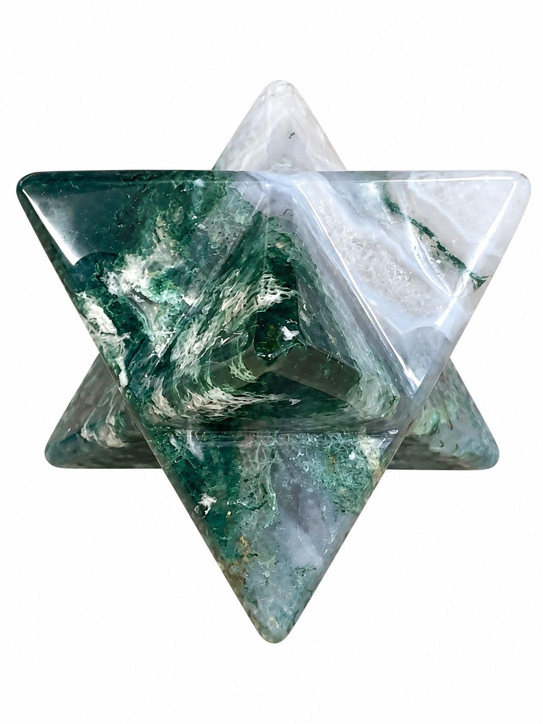 Moss Agate Star