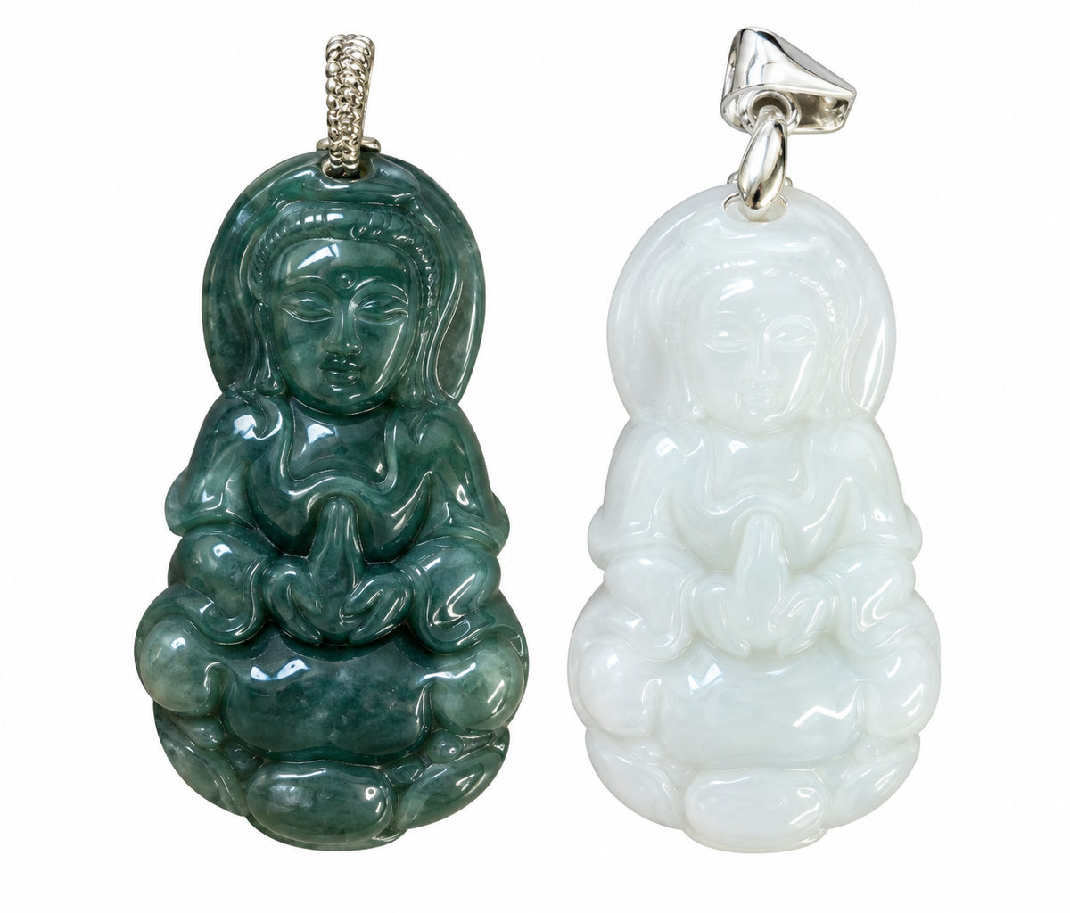 Jade Buddha Pendant