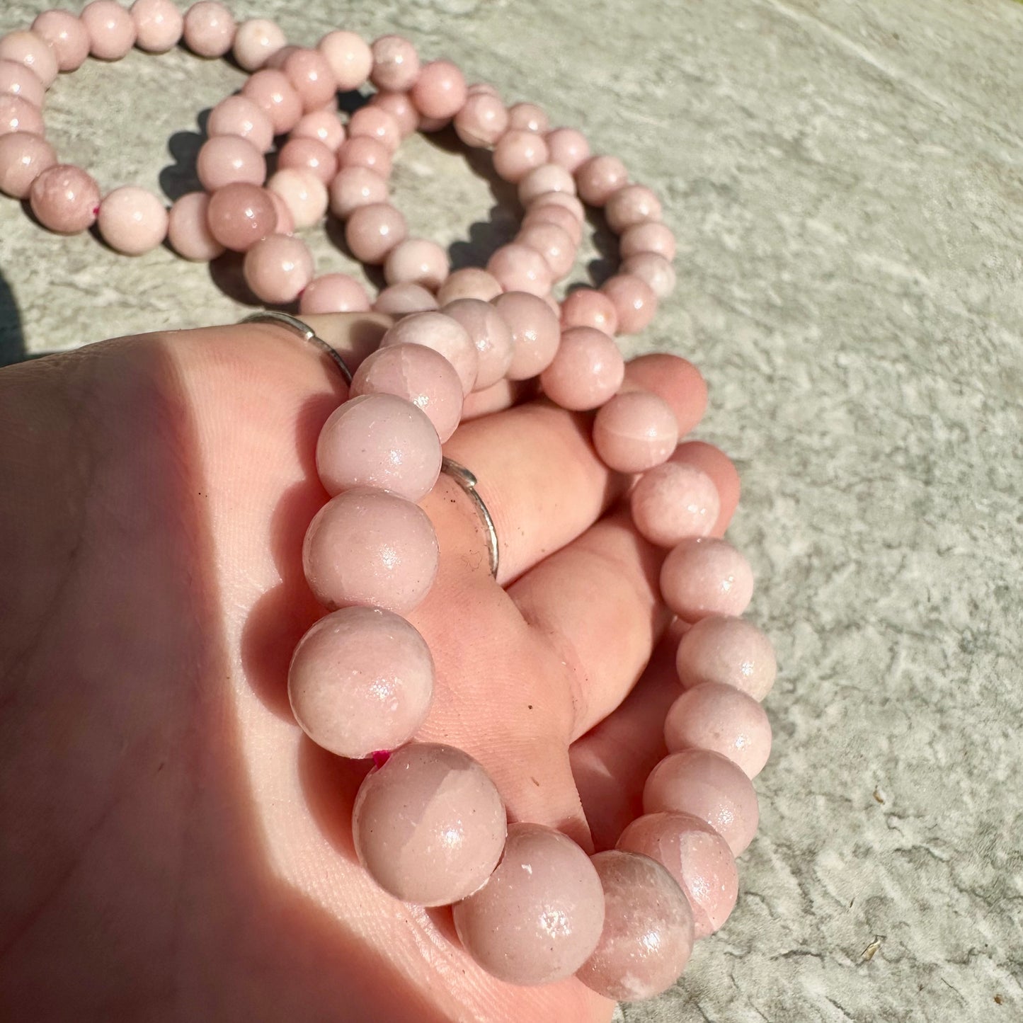 Pink Opal bracelets 8mm