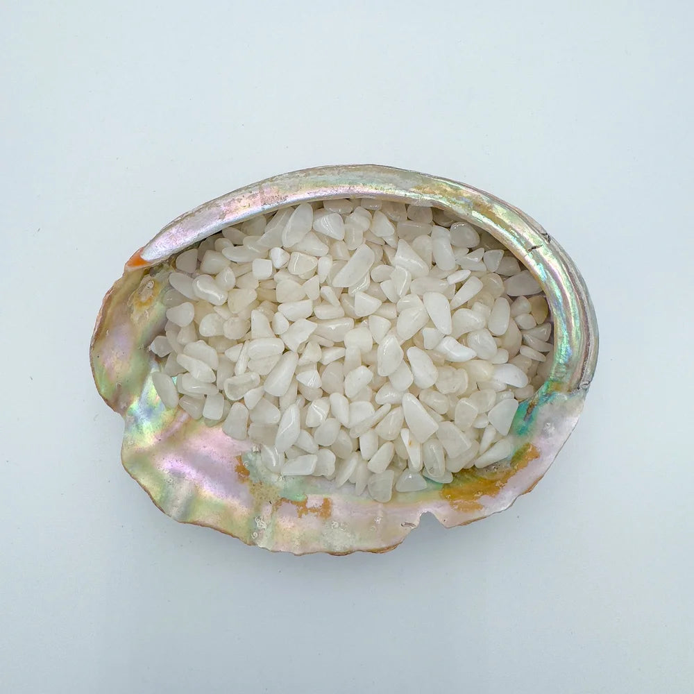 White Quartz Crystal Chips
