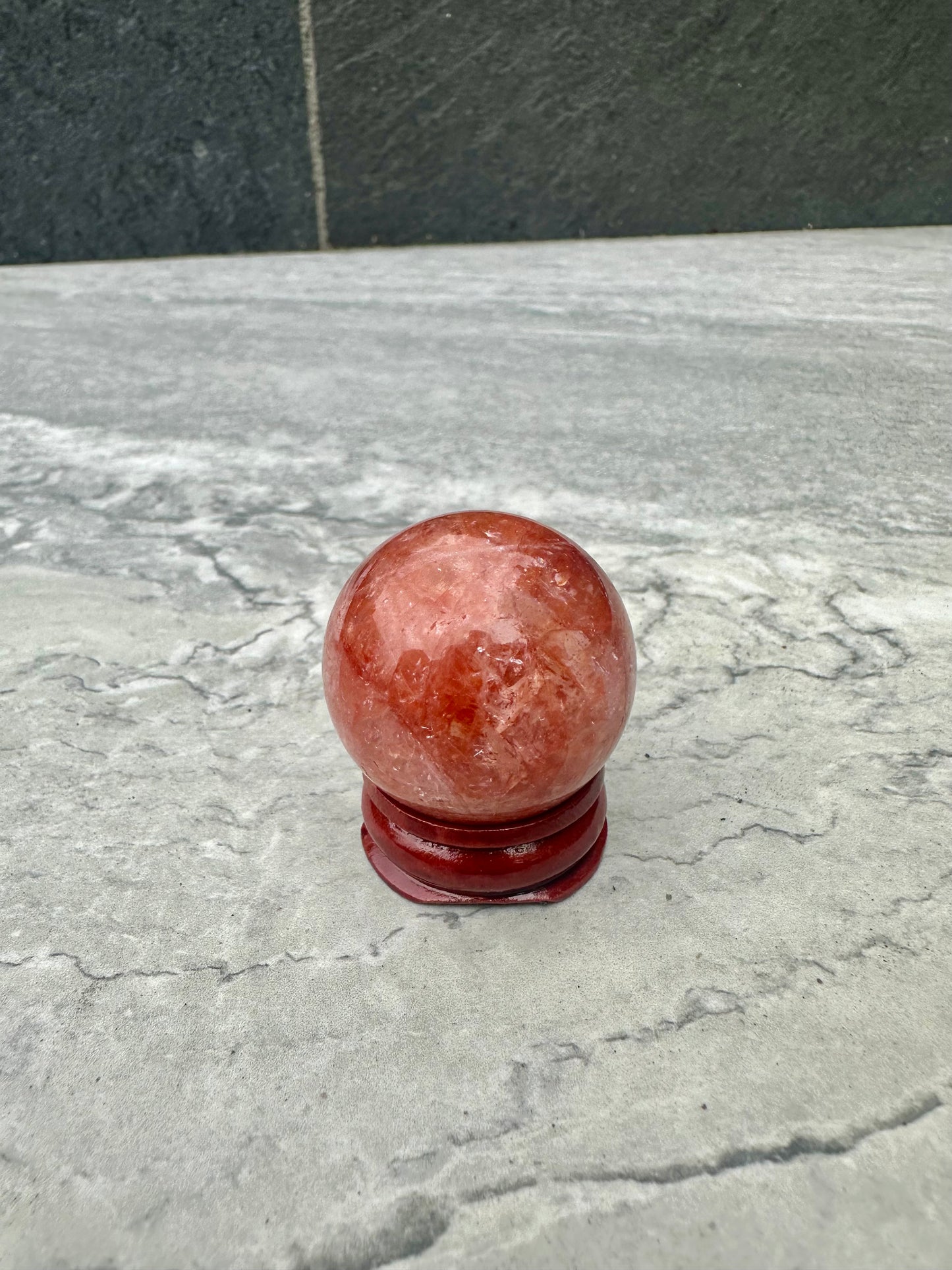 Fire Quartz Spheres