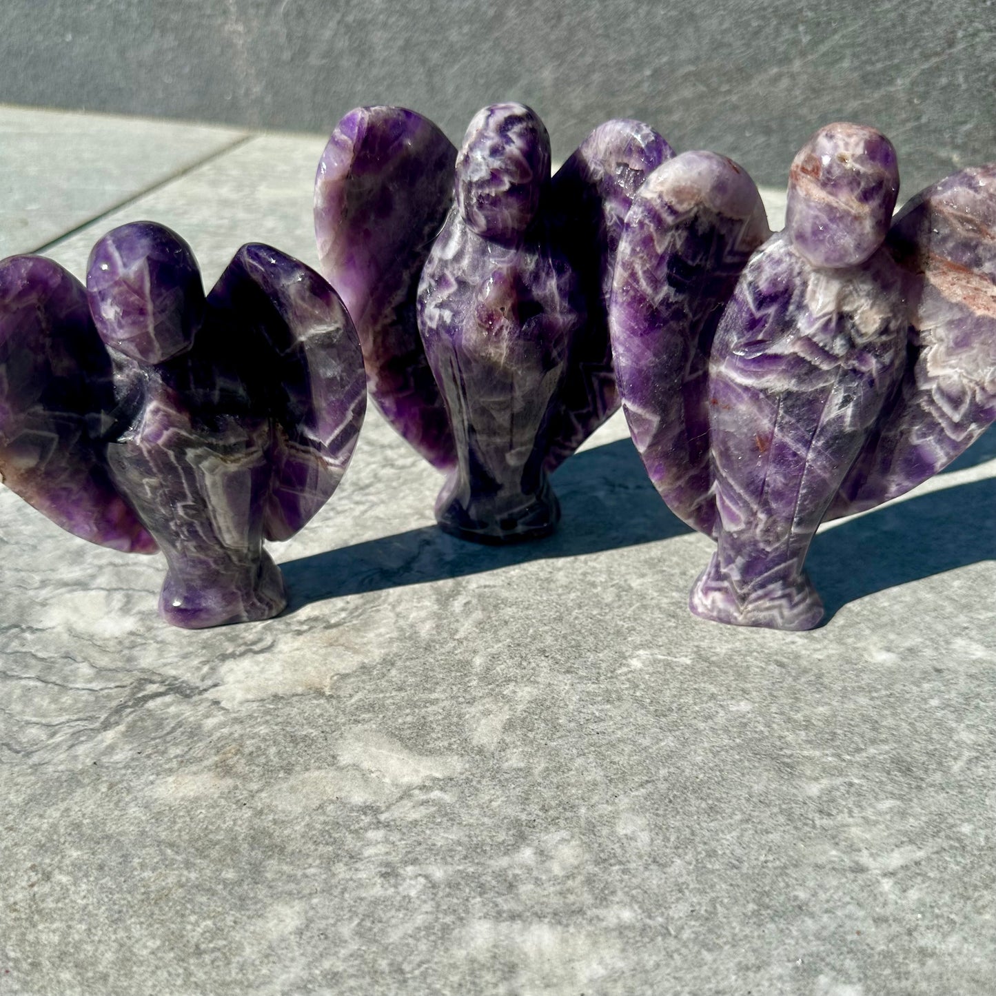 Dream Amethyst Angel Carvings