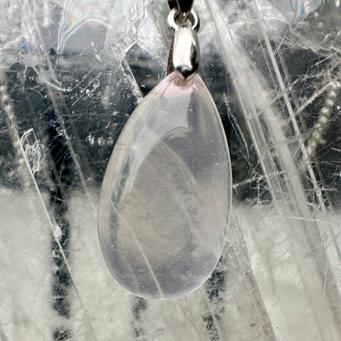 Star Rose Quartz Mini Pendants