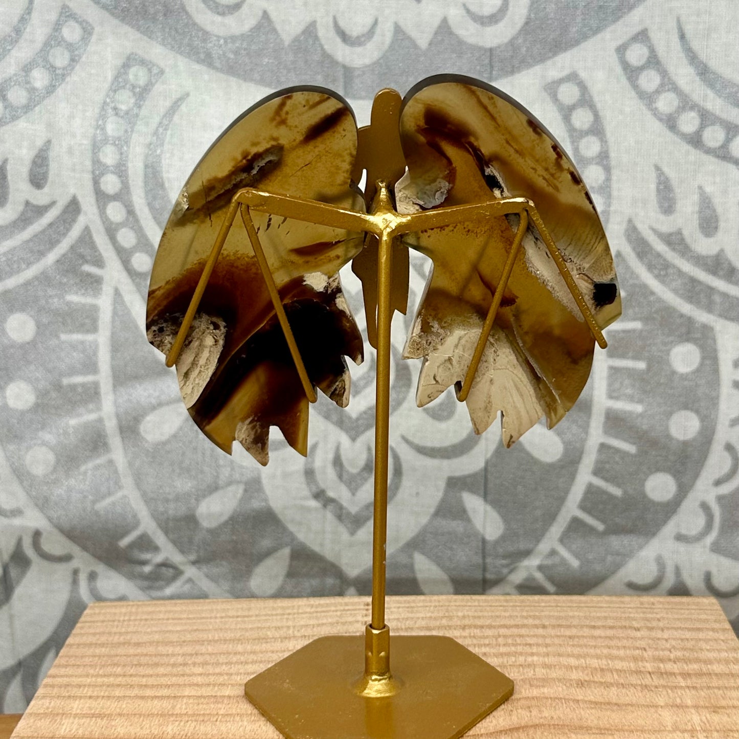 Amber Wings On Stand Style 1