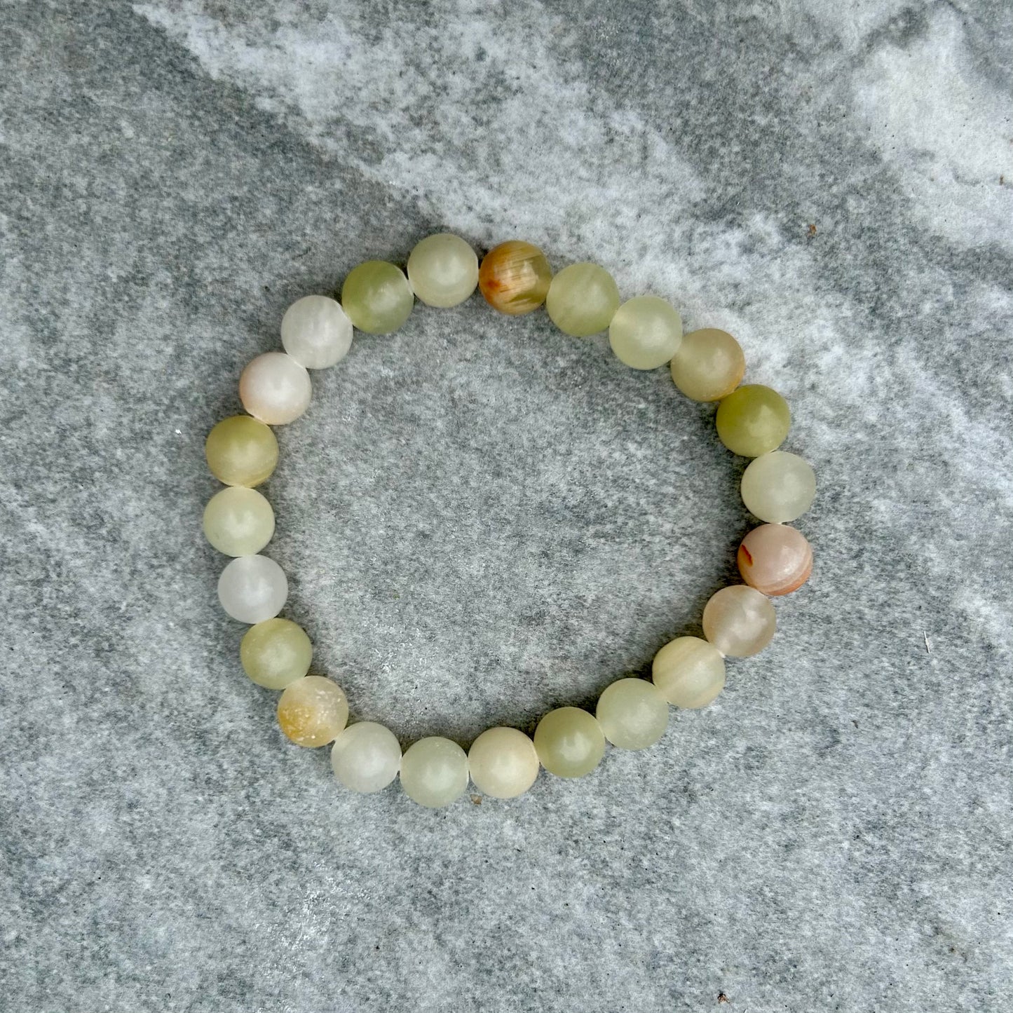 African Jade Bracelet 8mm