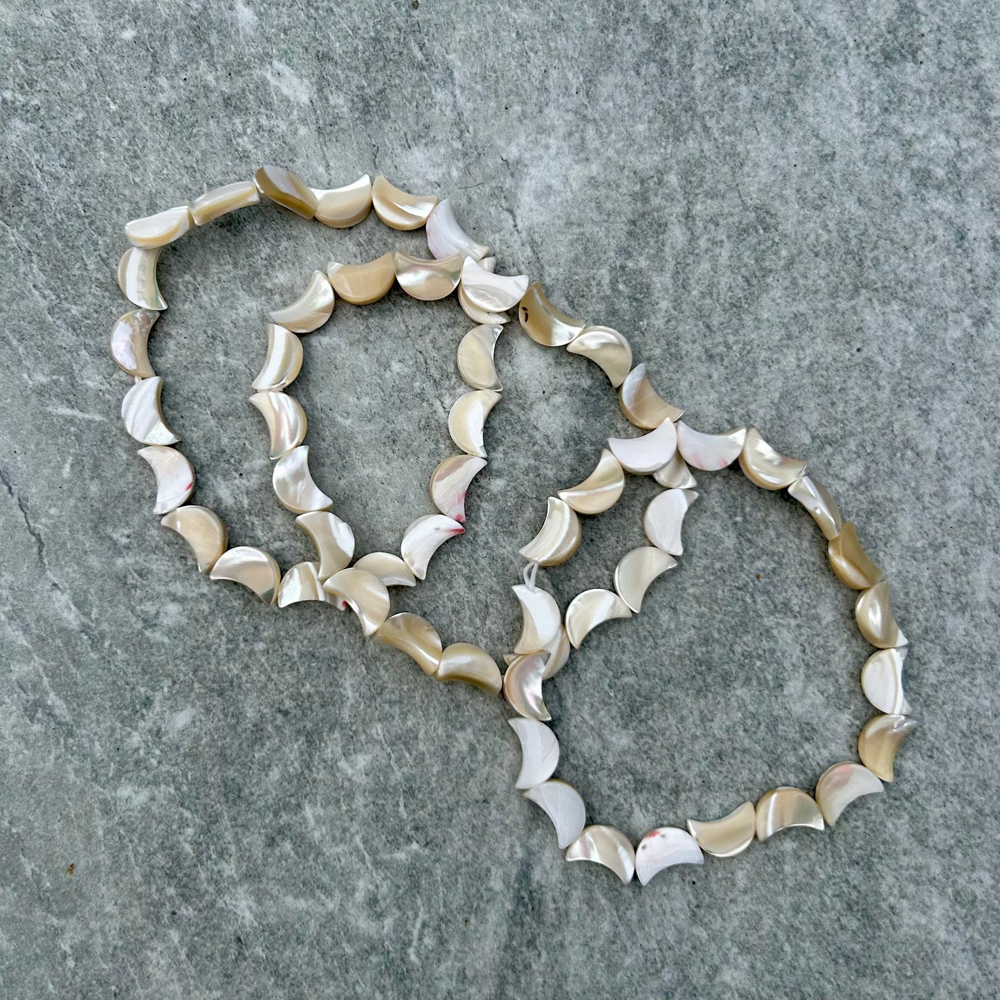 Gold Shell Moon Shaped Bracelet