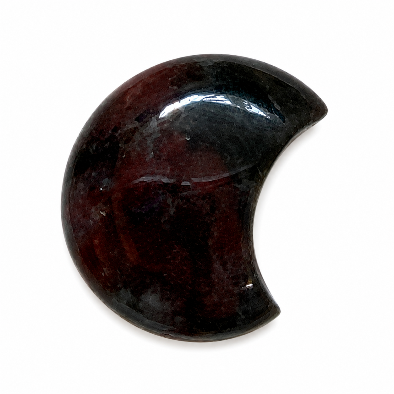 Garnet & Arfvedsonite Mini Moons