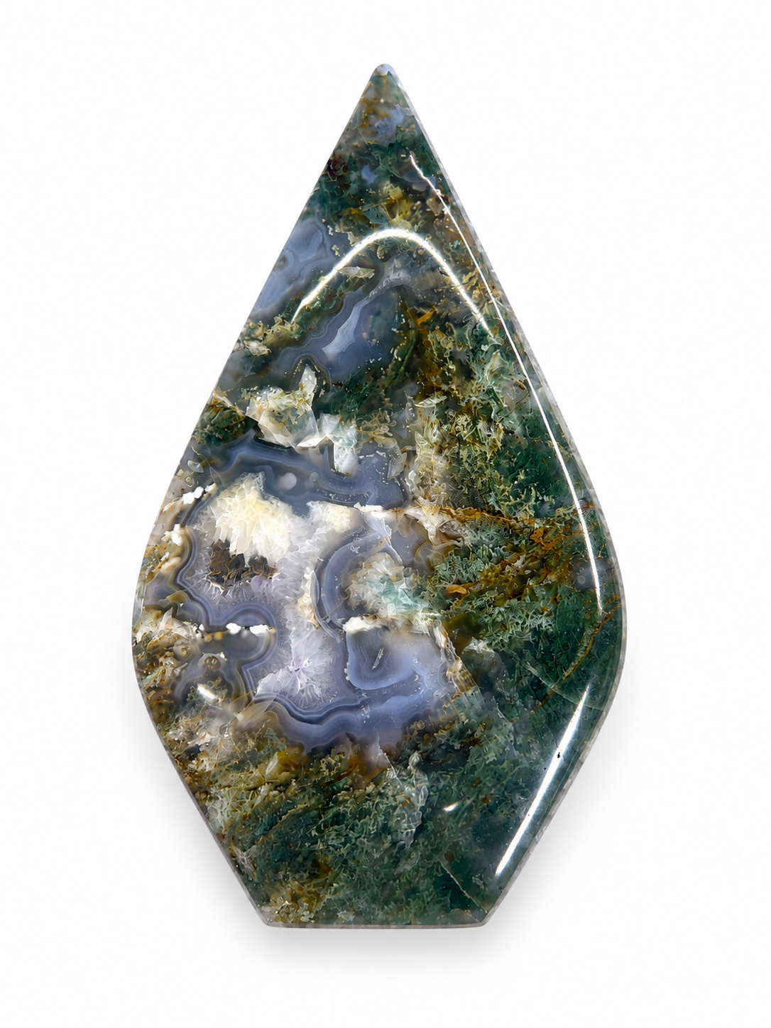 Moss Agate Flame