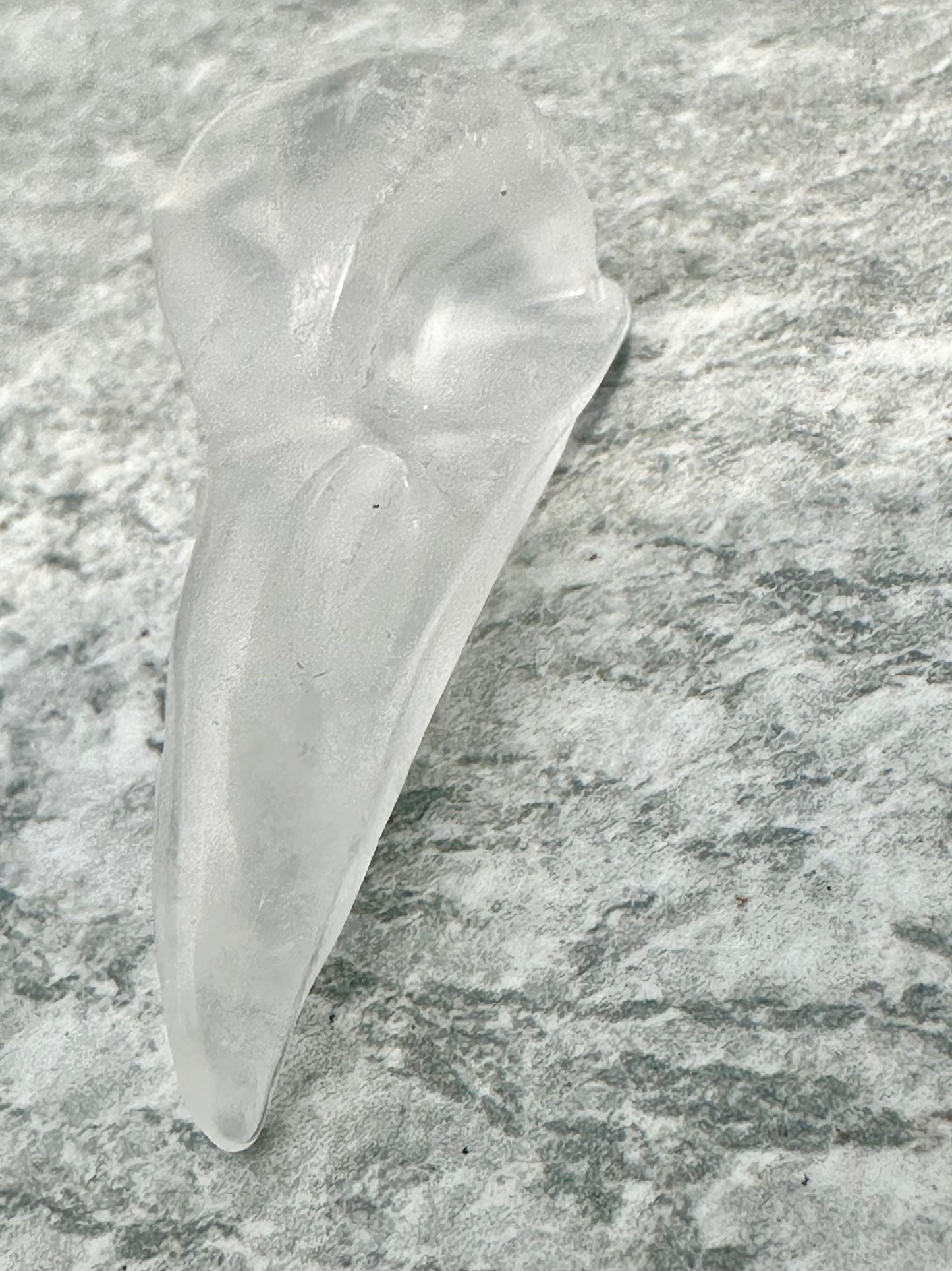 Clear Quartz raven head