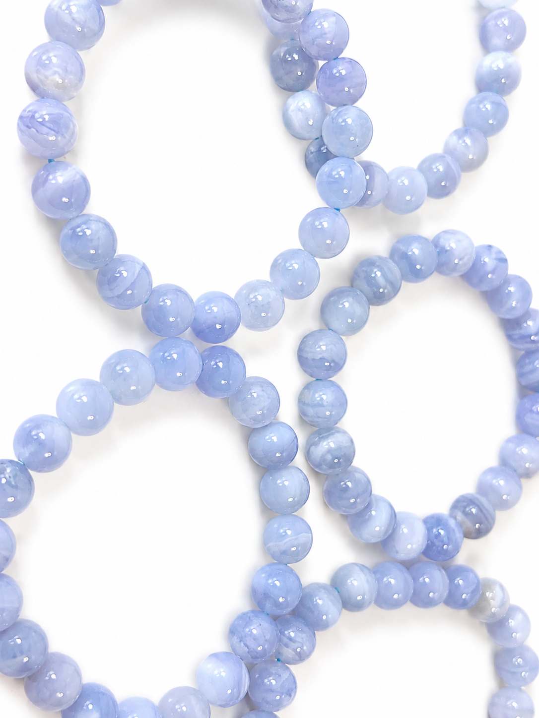 Blue Lace Agate 10 mm Bracelet