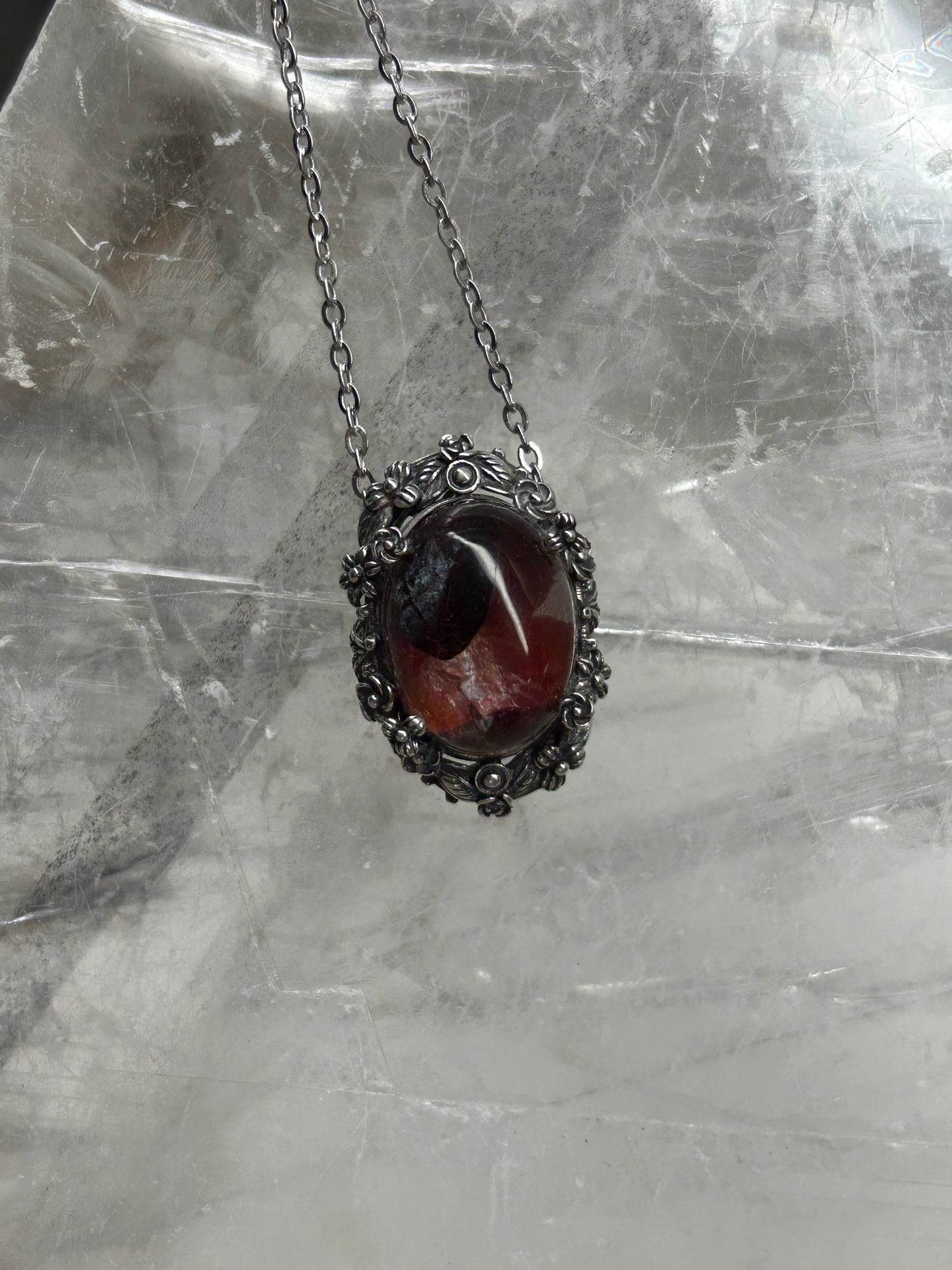 Fire Quartz Necklace