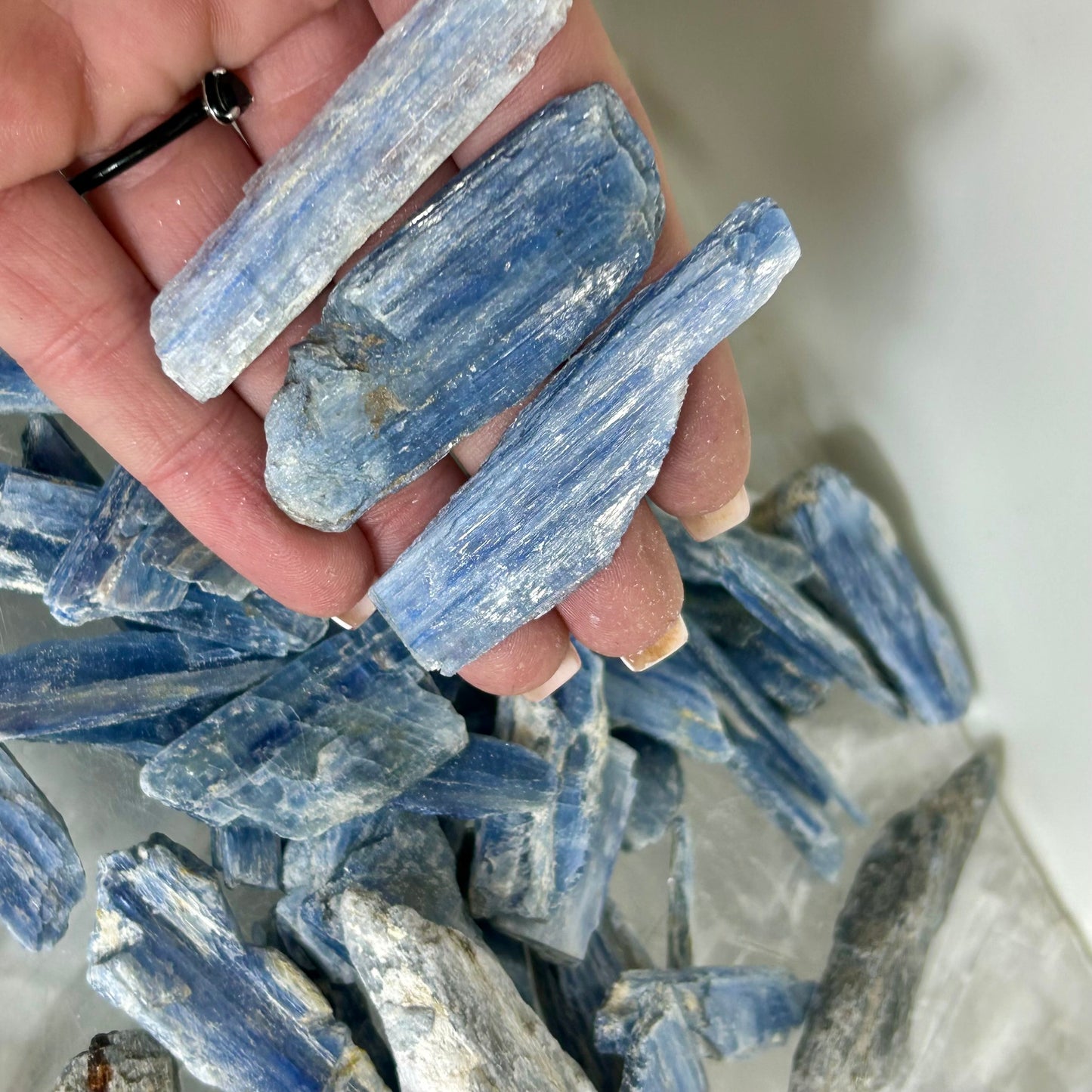 Blue Kyanite Raw Blades