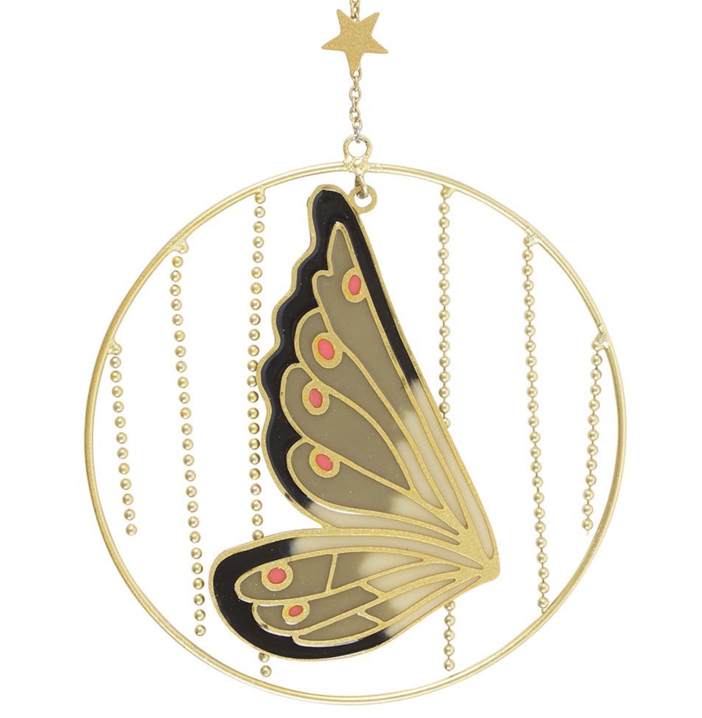 Green Fairy Wing Hanging Decoration