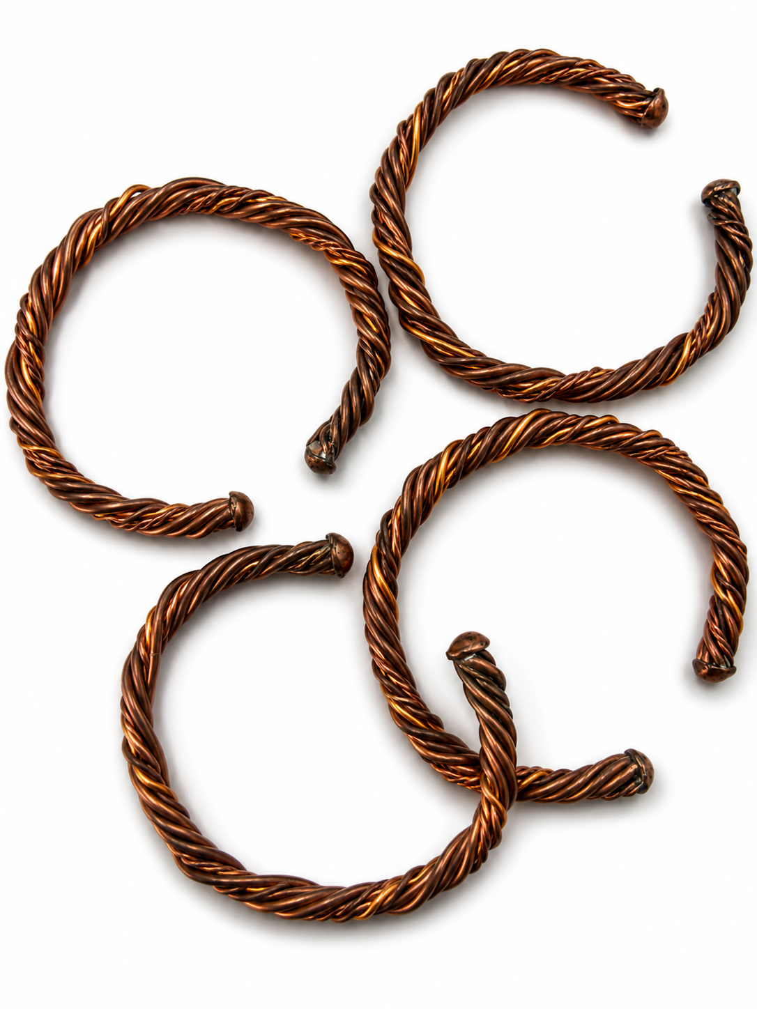 Thick Copper Bracelets Handmade