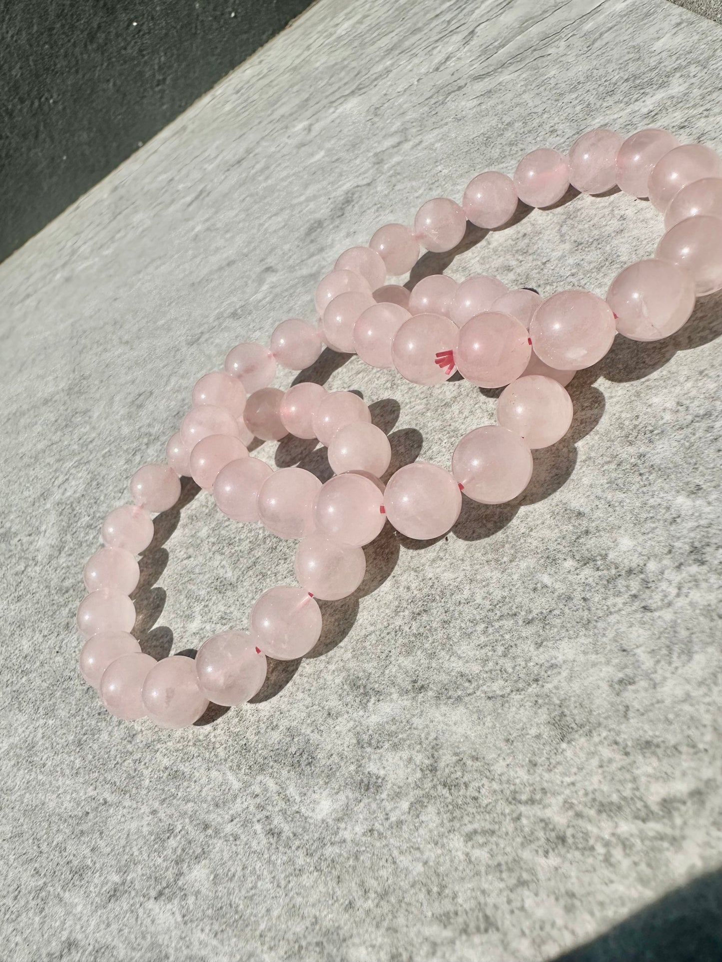 Rose Quarts Bracelet 12mm