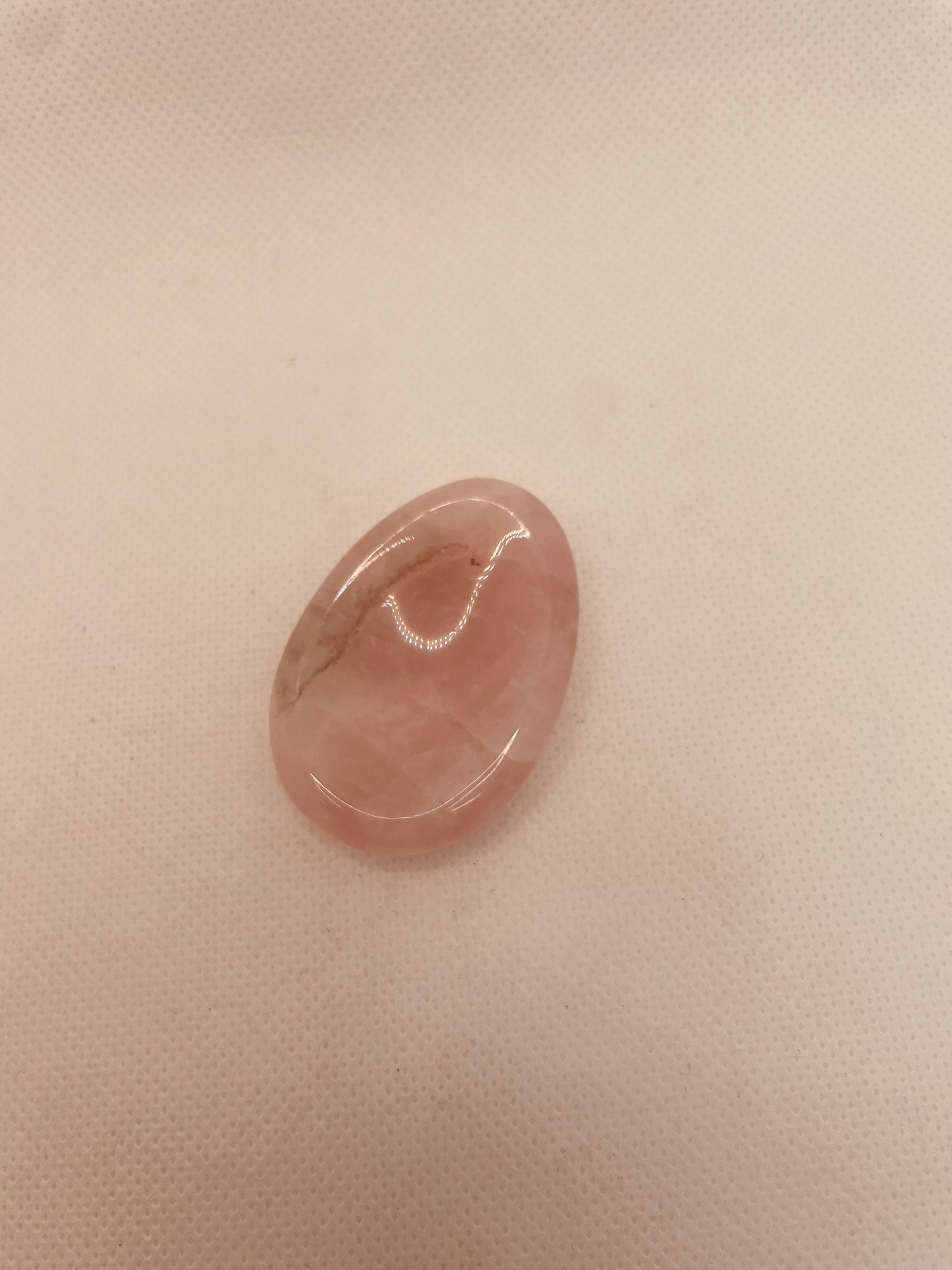Rose Quartz Thumb Stone