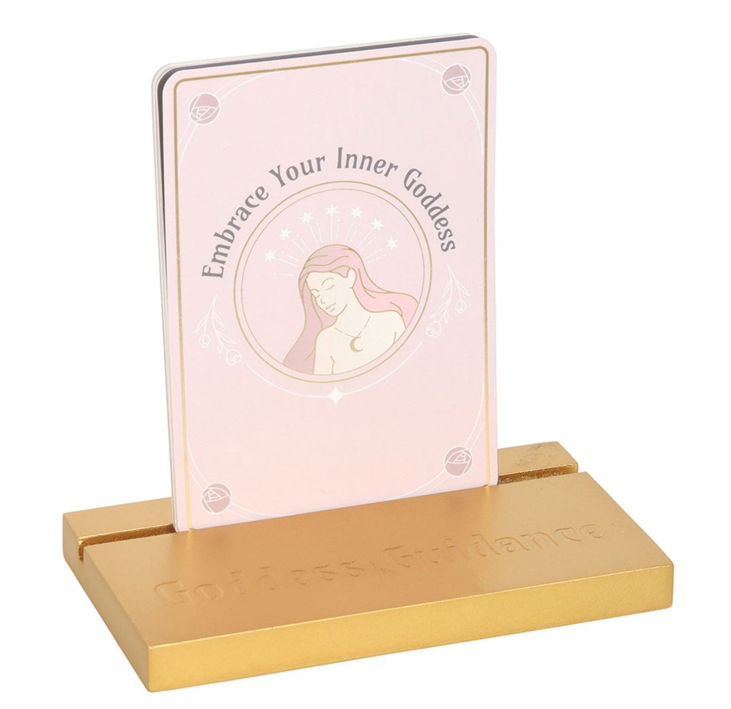 Goddess Energy Affirmation Cards With Wooden Stand