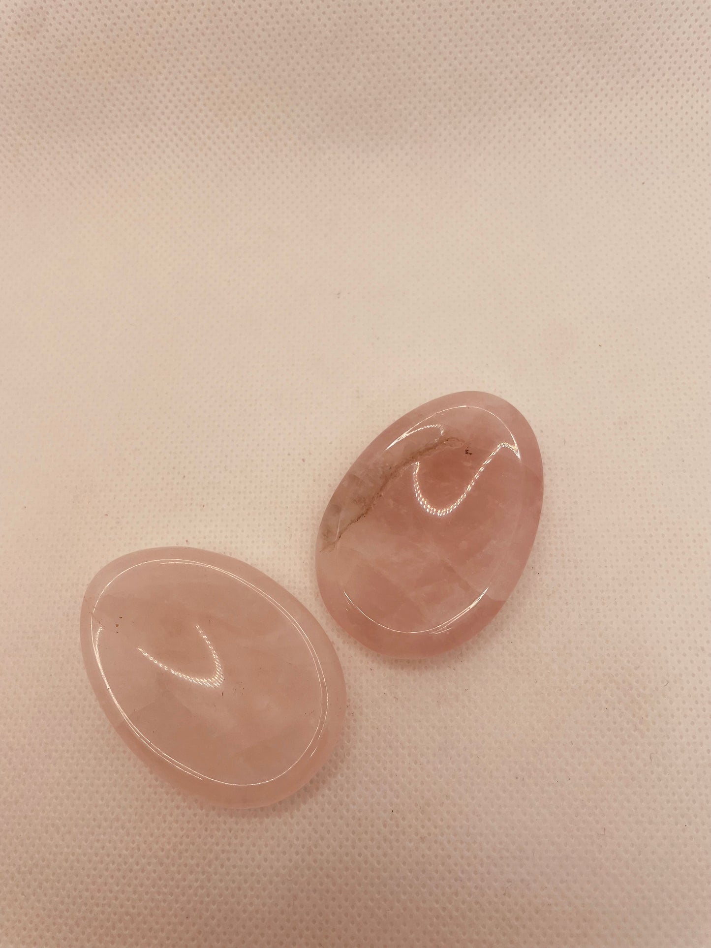 Rose Quartz Thumb Stone