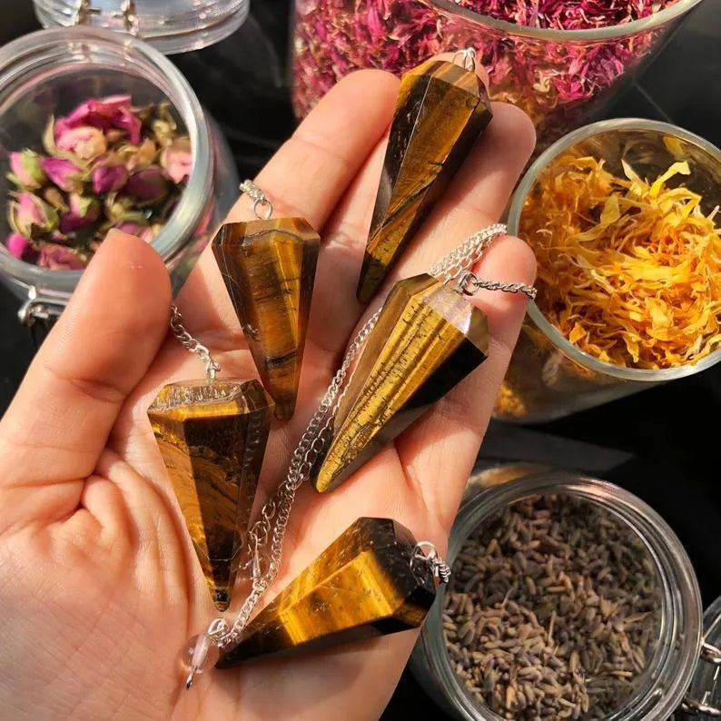 Tigers Eye Pendulum