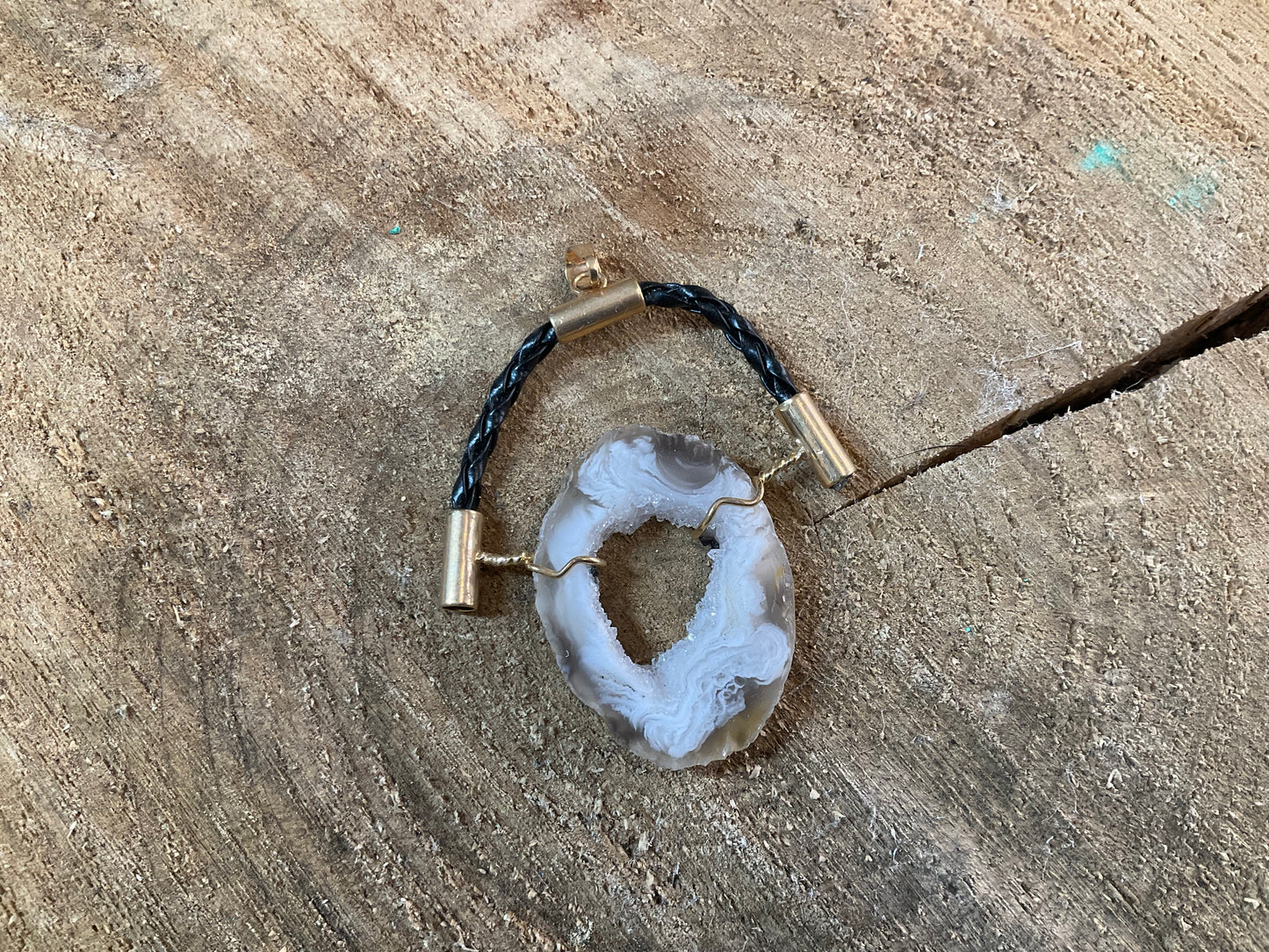 Agate Pendents
