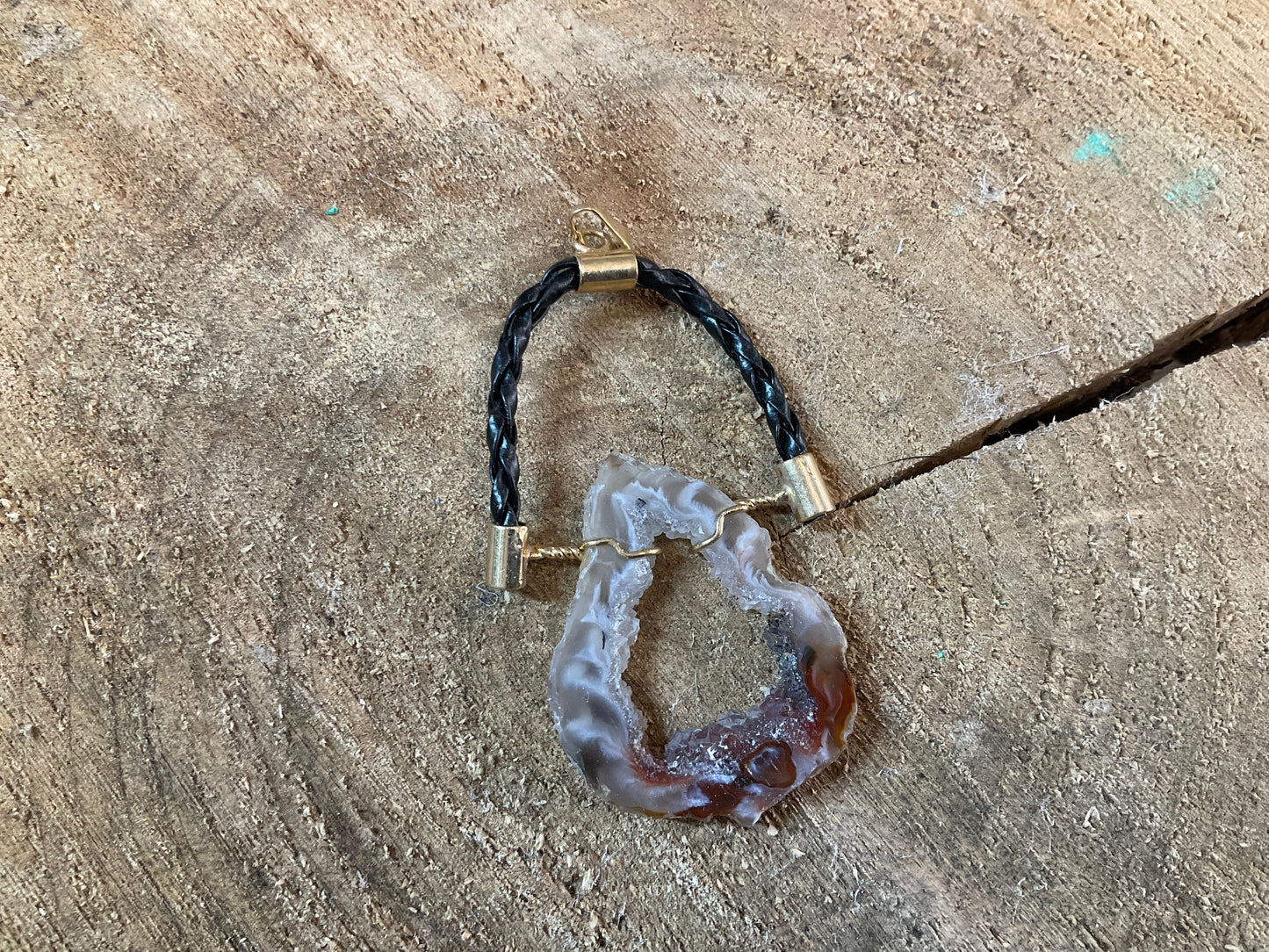 Agate Pendents