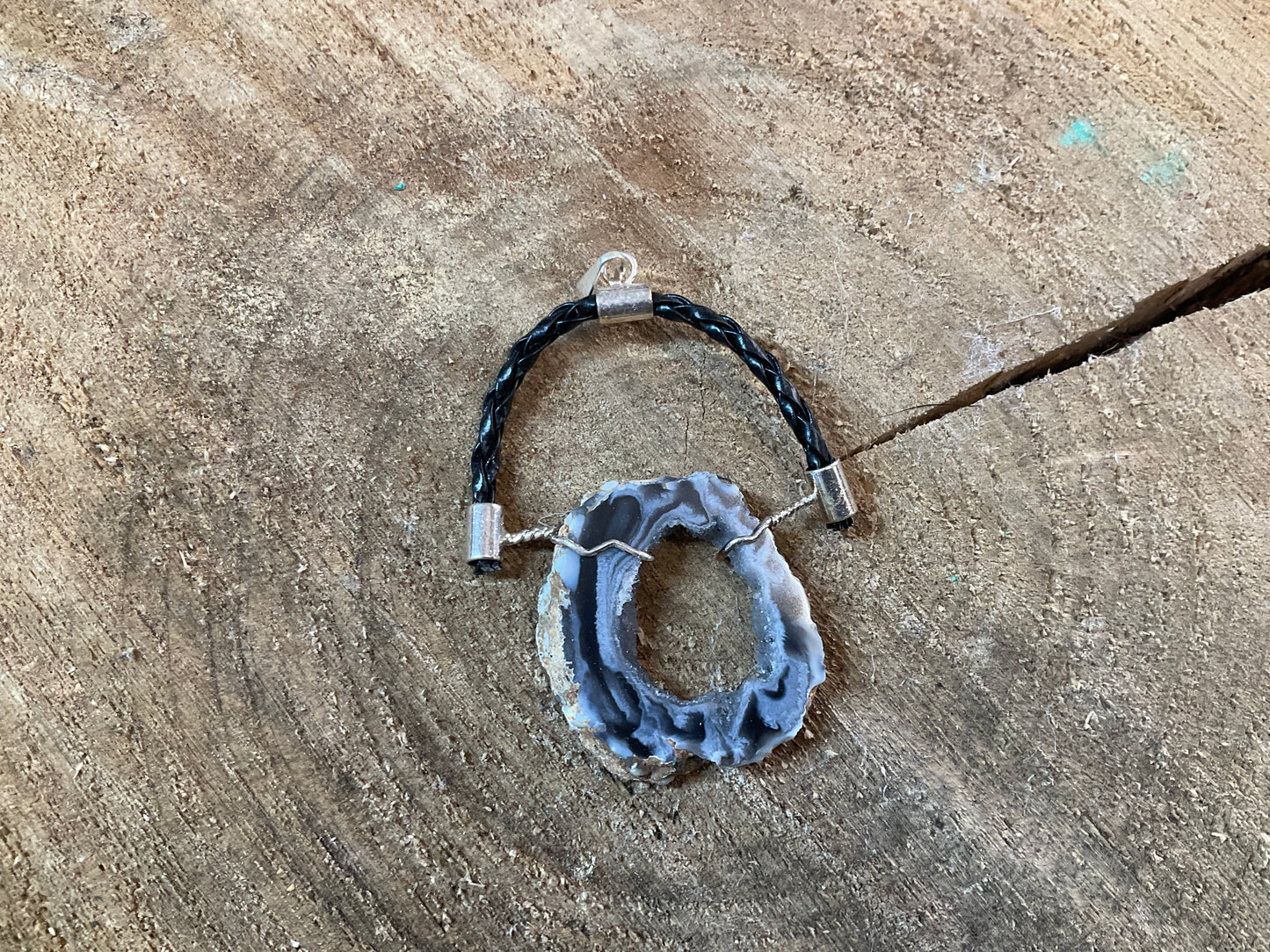 Agate Pendents