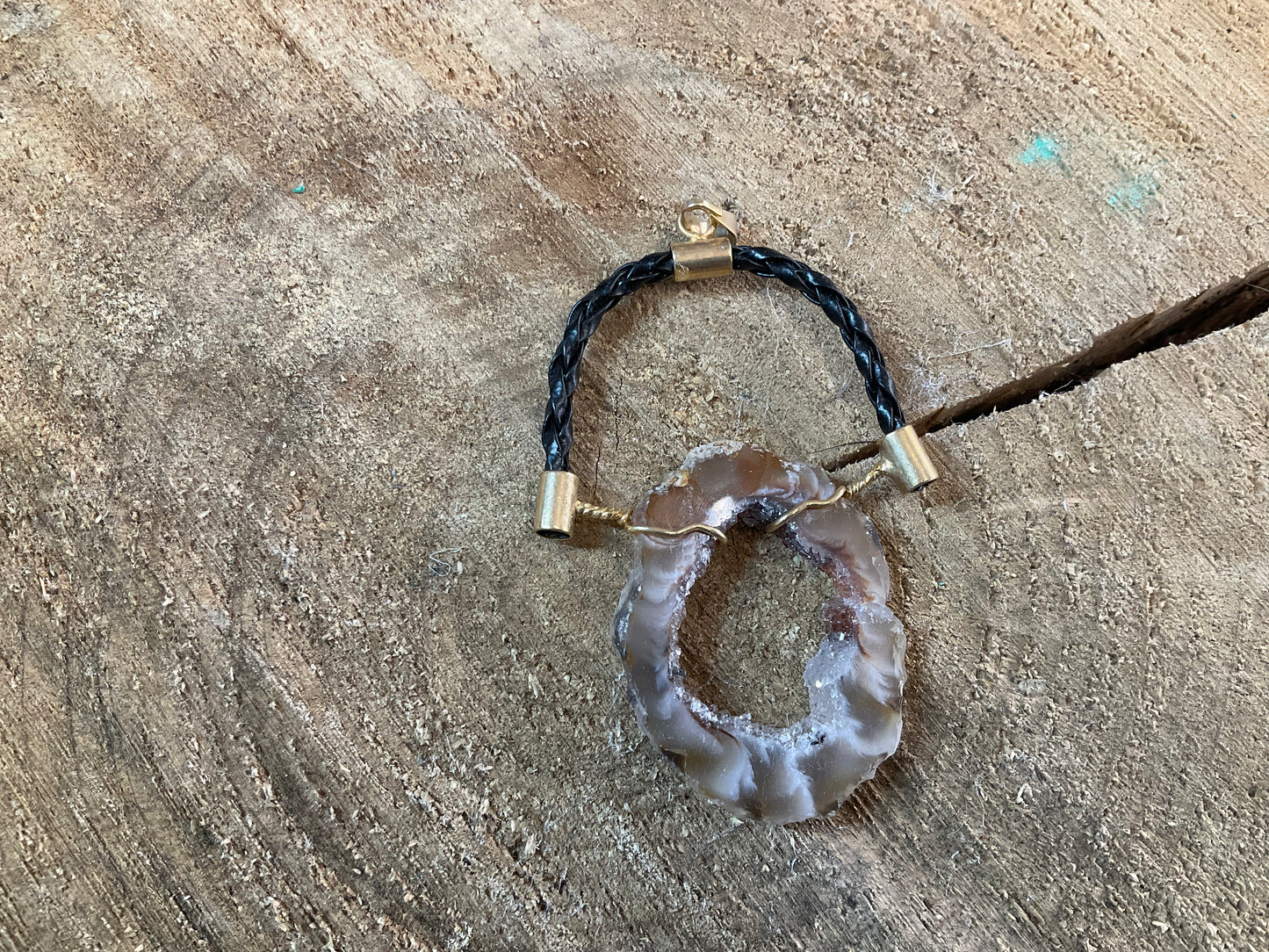 Agate Pendents