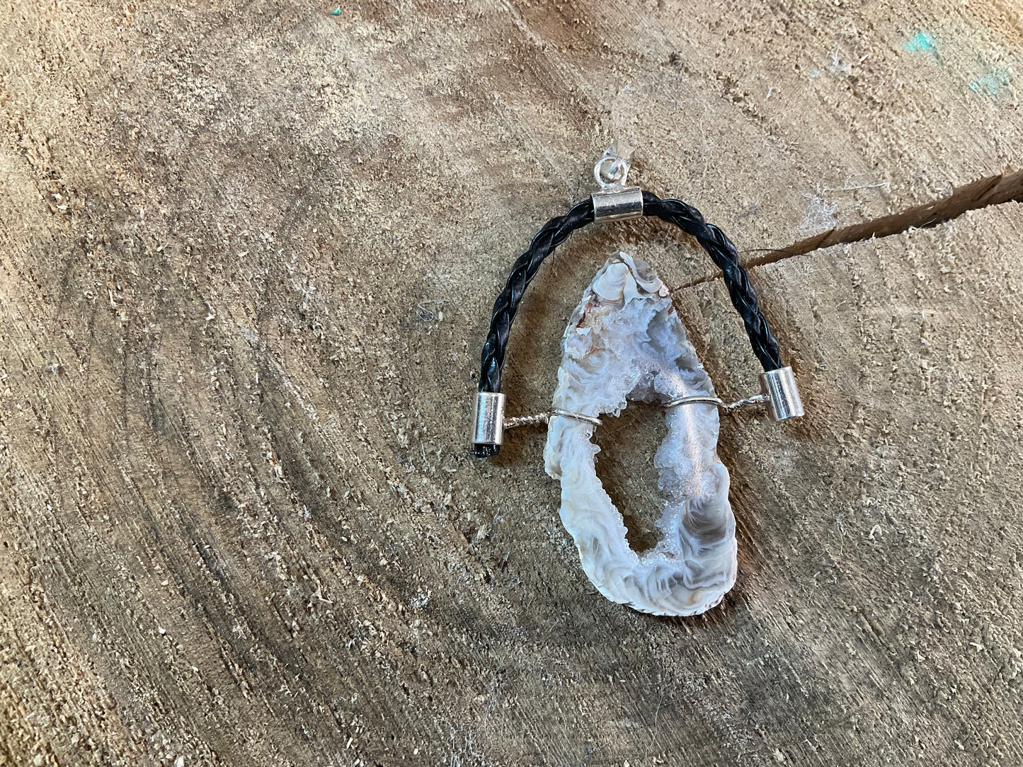 Agate Pendents