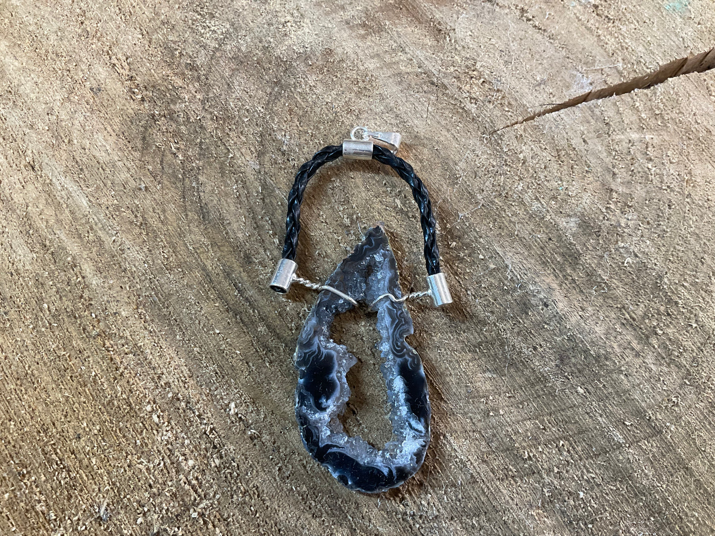 Agate Pendents