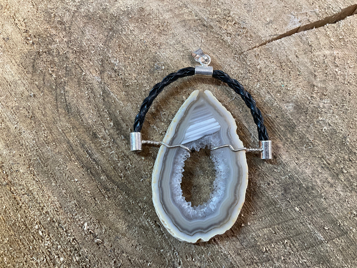 Agate Pendents