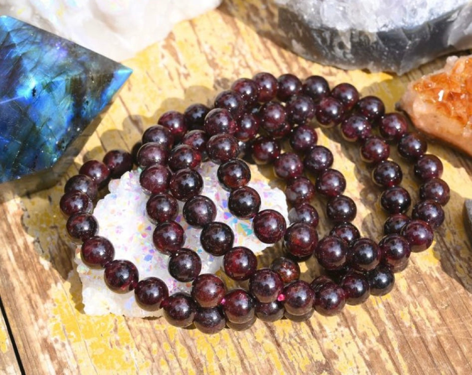 Garnet 8mm Bracelets