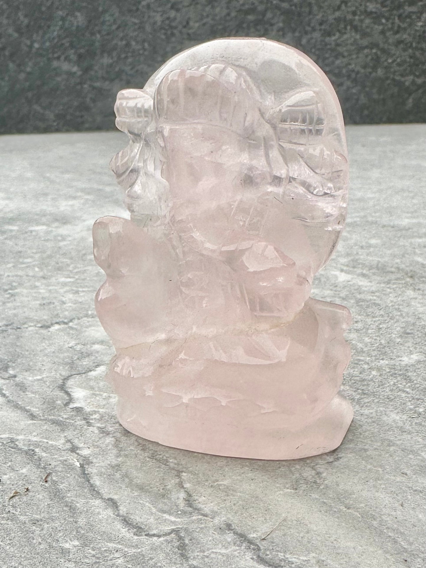Rose Quartz geisha crystal