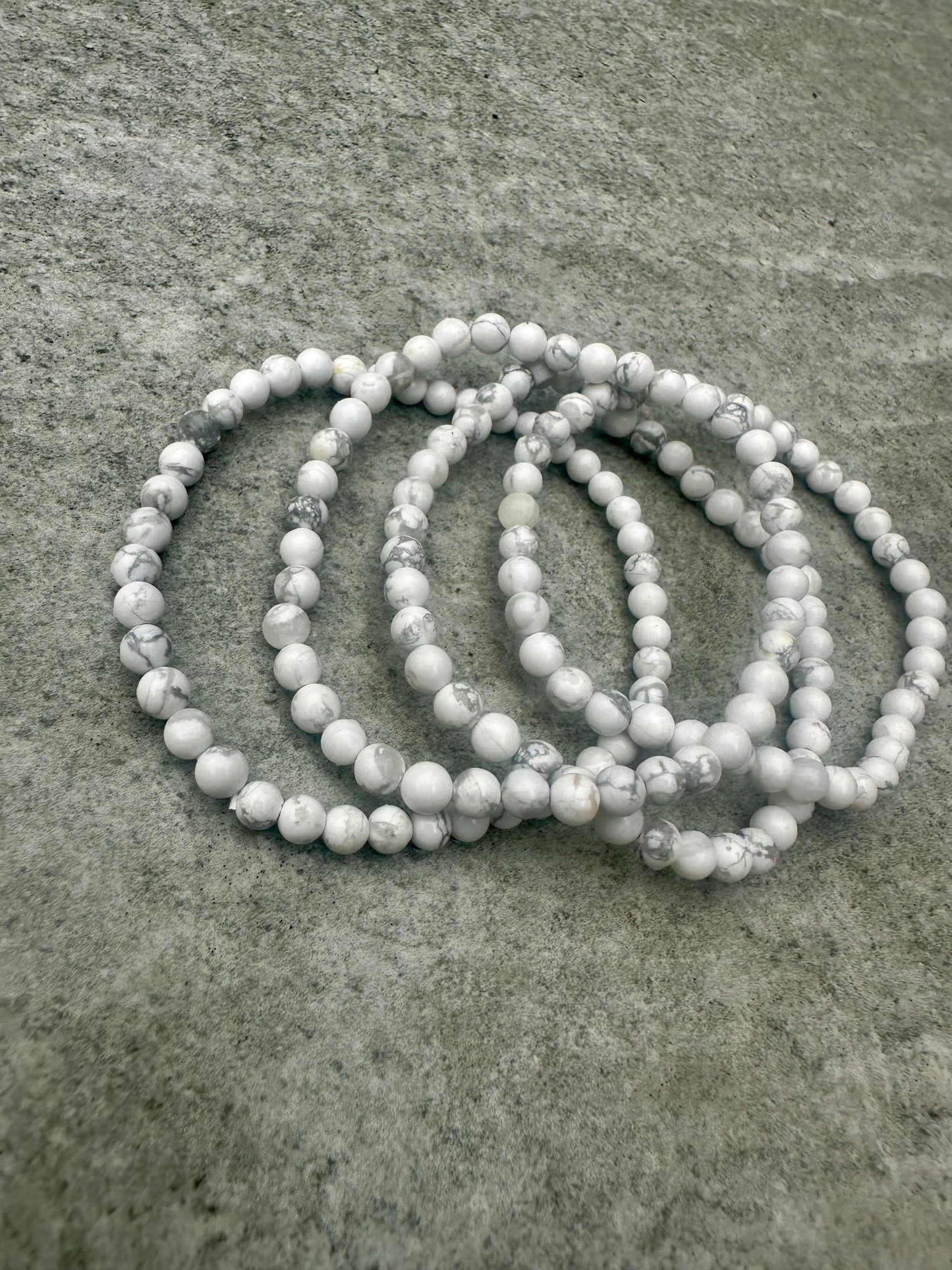 Howlite 4mm Bracelet