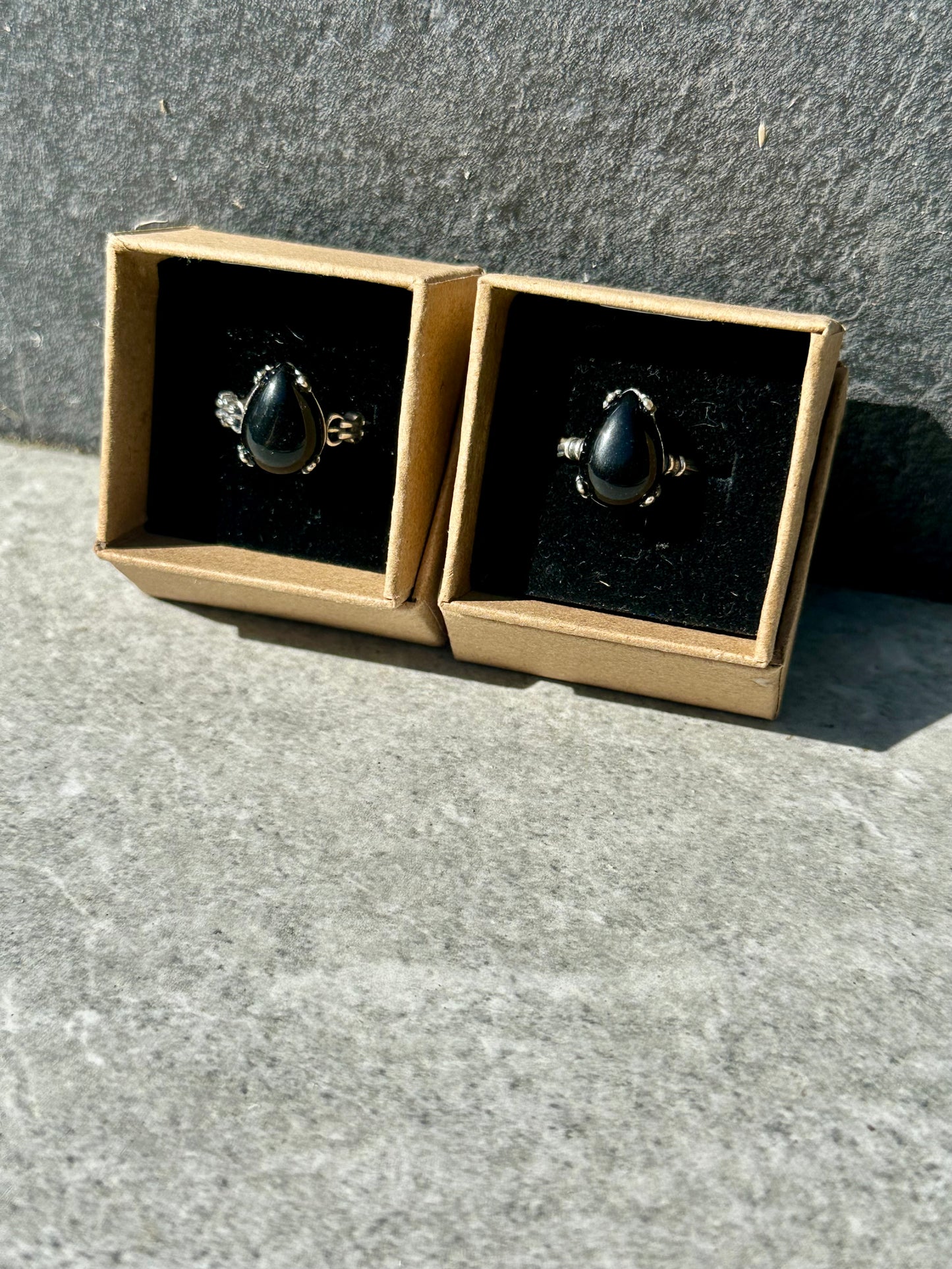 Obsidian Rings