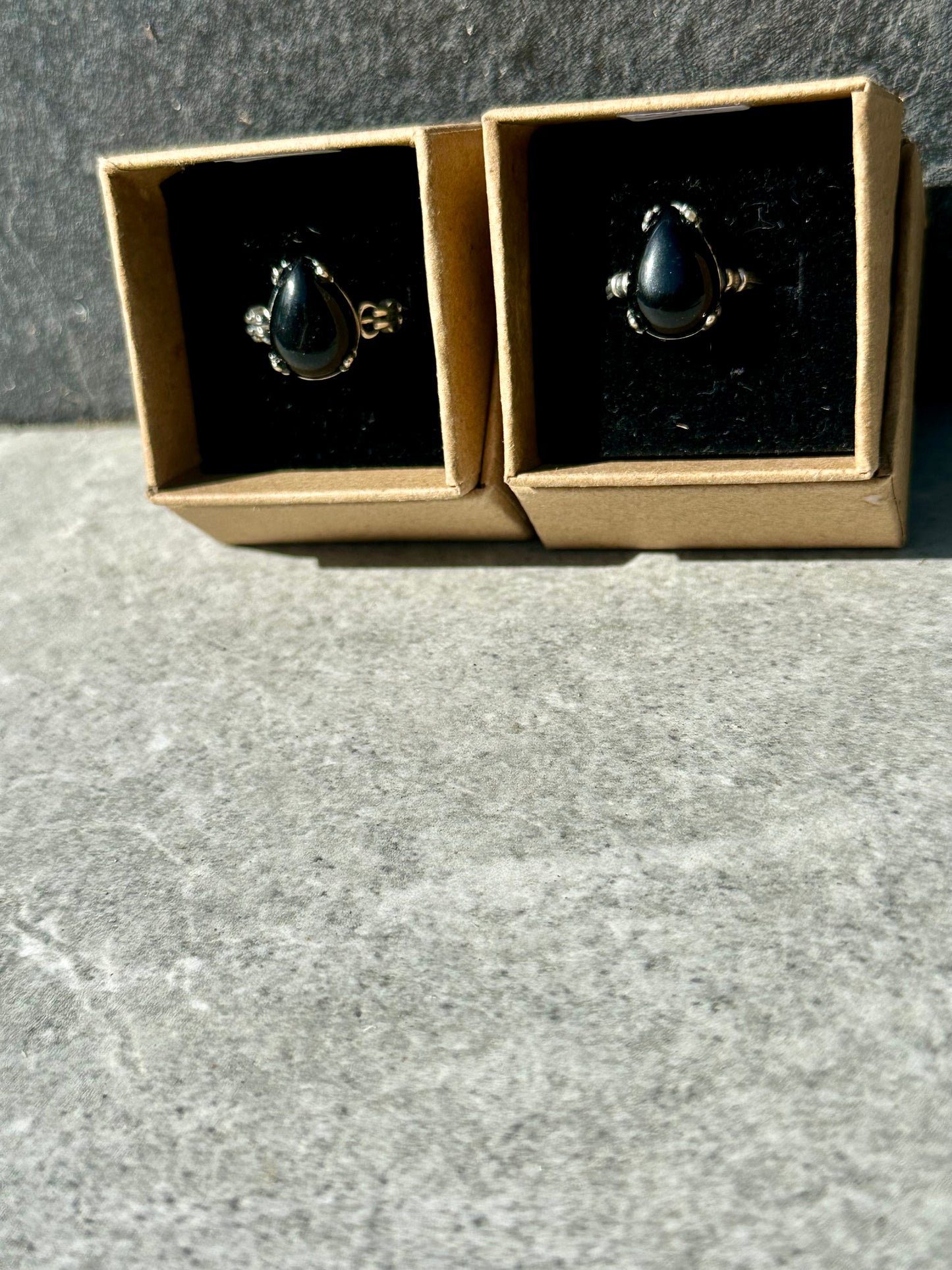 Obsidian Rings