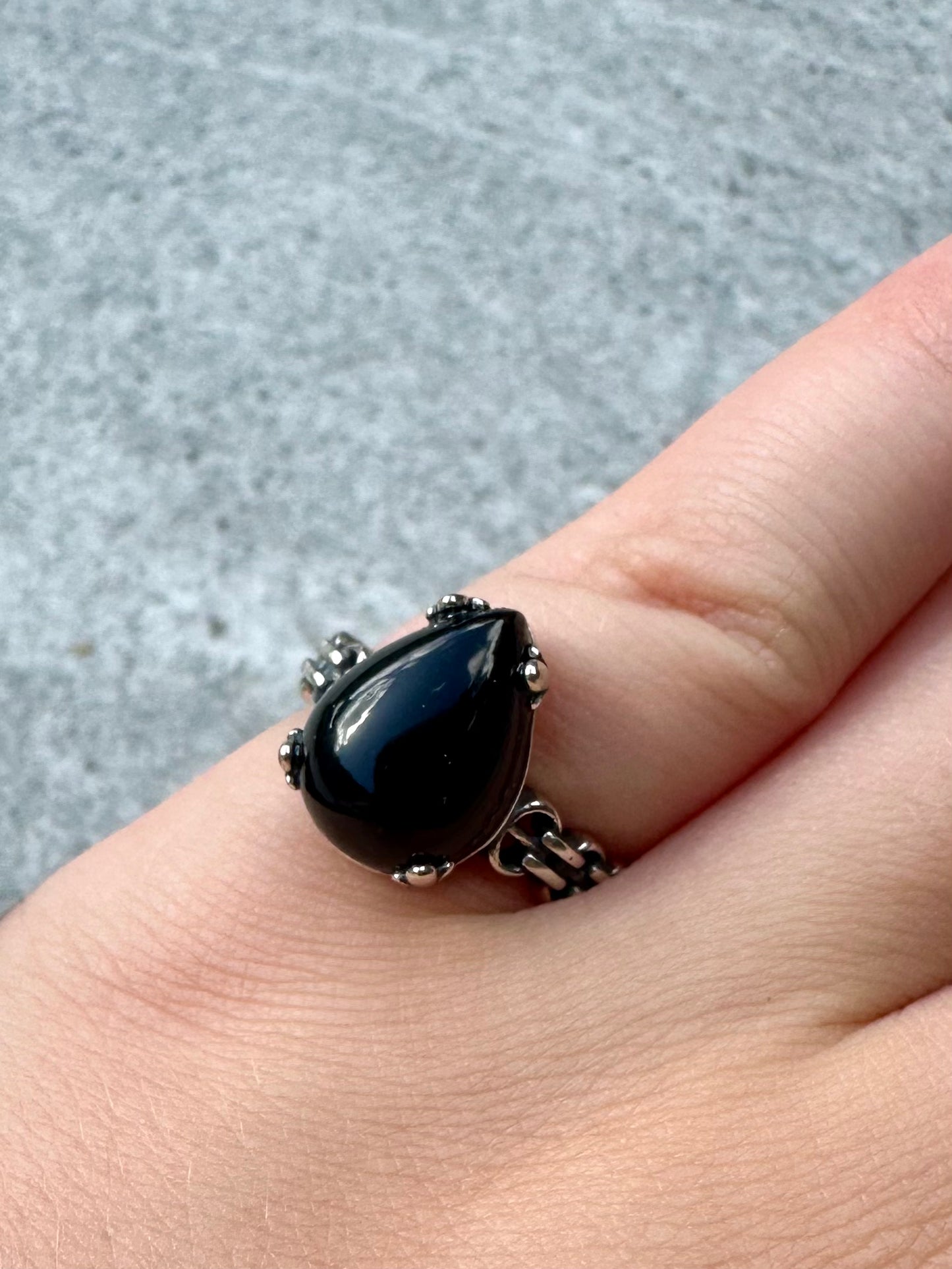 Obsidian Rings