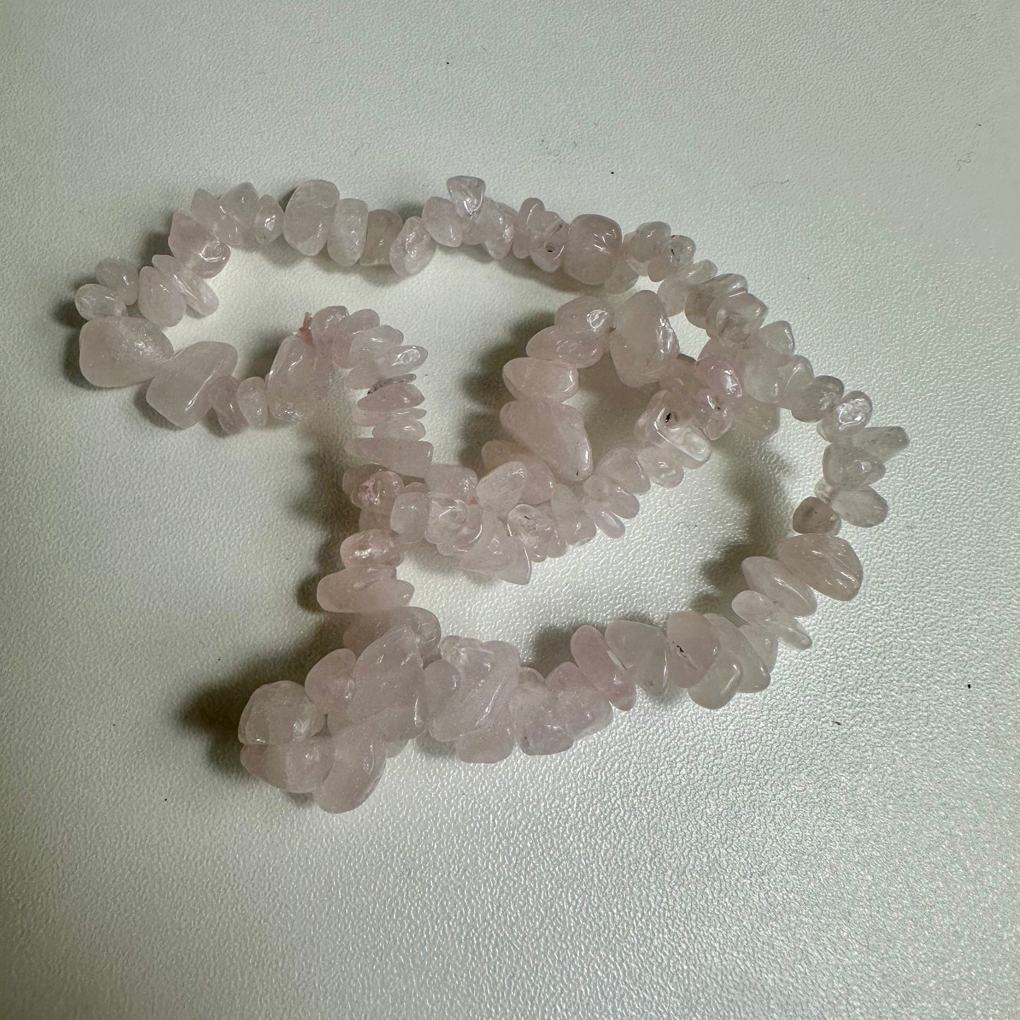 Rose Quartz Chipped Bracelets
