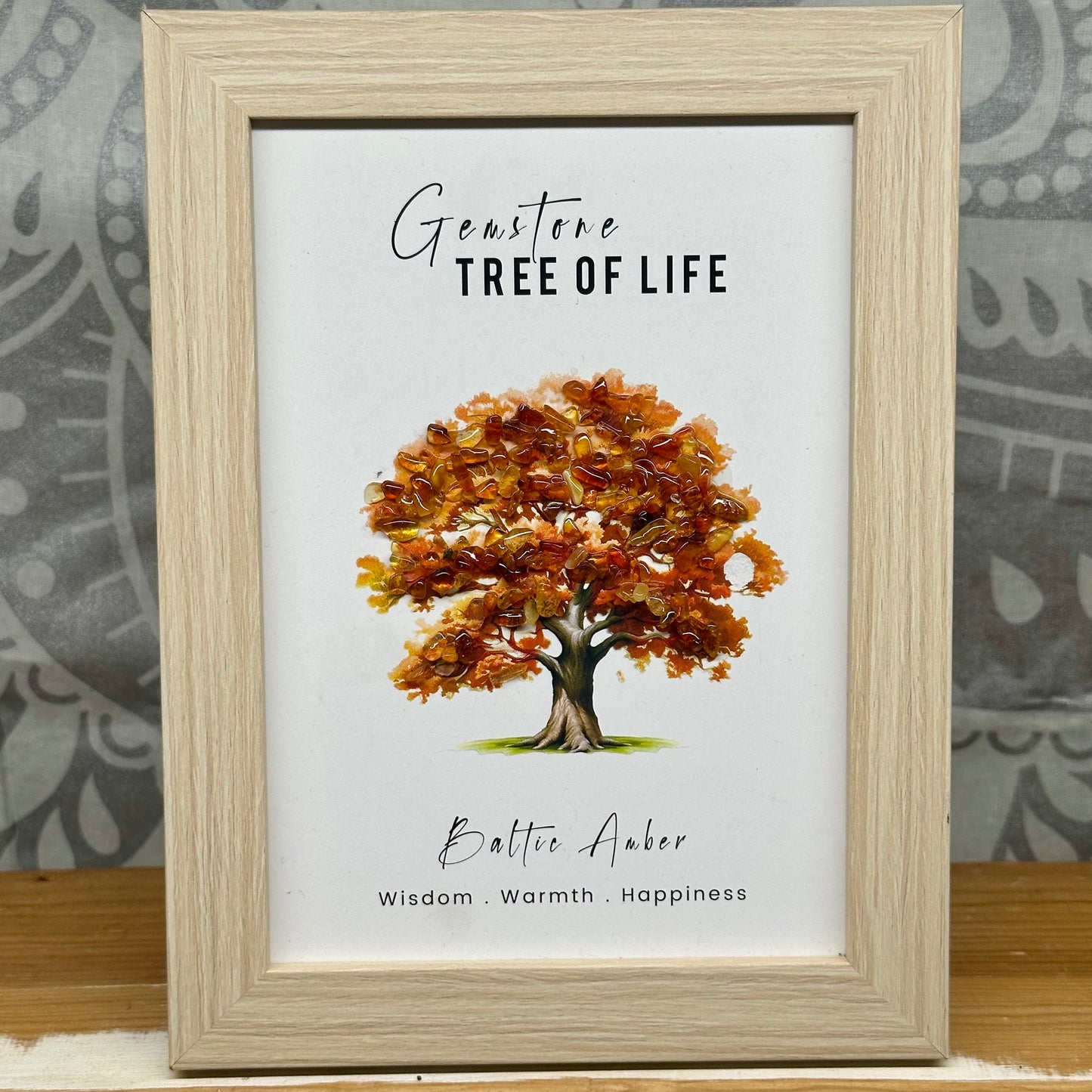 Tree Of Life - Amber Picture Frame