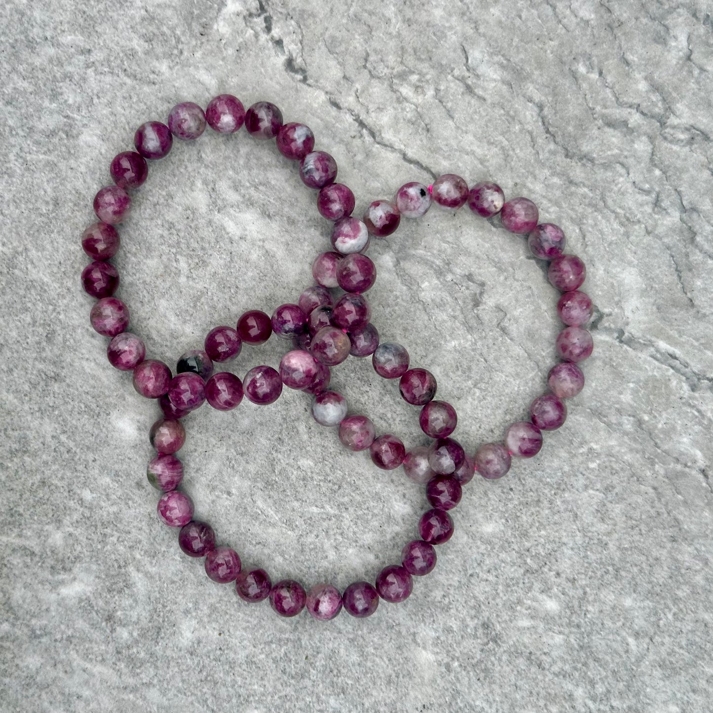 Pink Tourmaline Bracelets 8cm