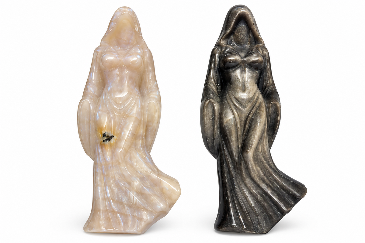Mystical Hooded Goddess Woman