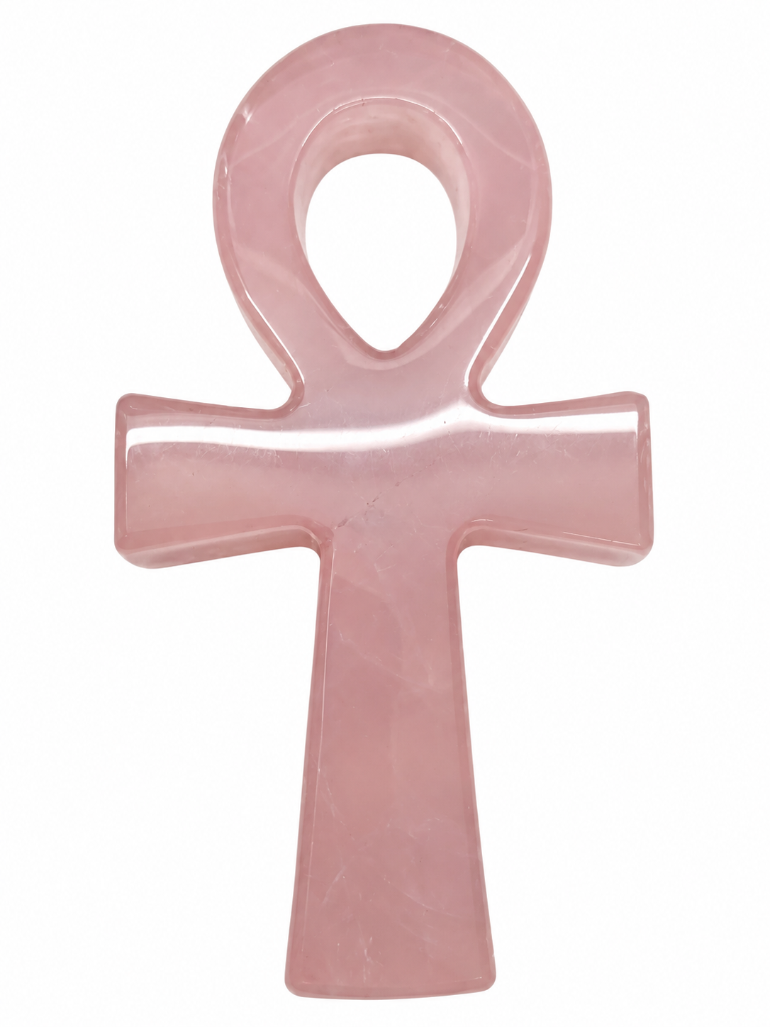 Rose Quartz Ankh