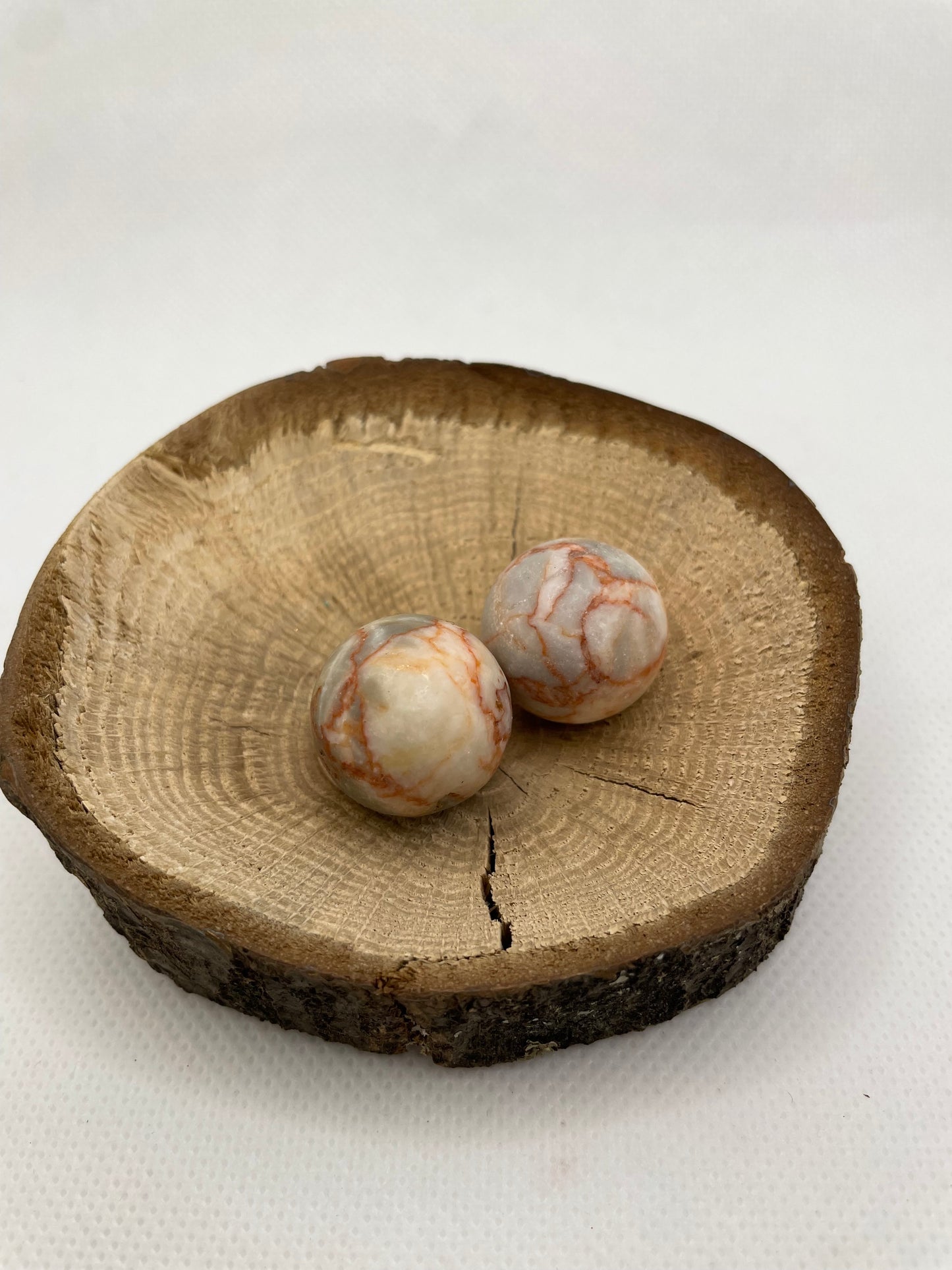 Red-Vain Jasper Mini Spheres