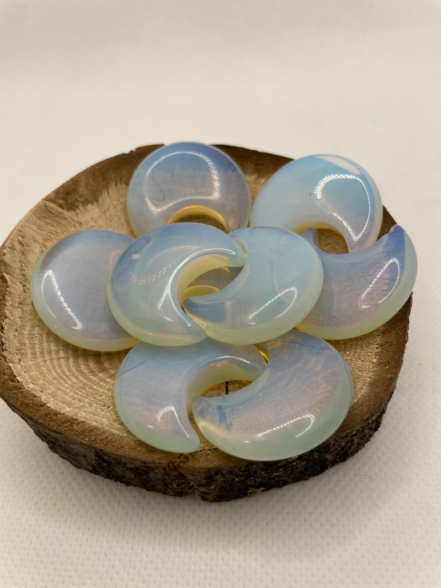 Opalite Moon Crarving
