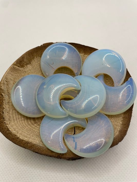 Opalite Moon Crarving